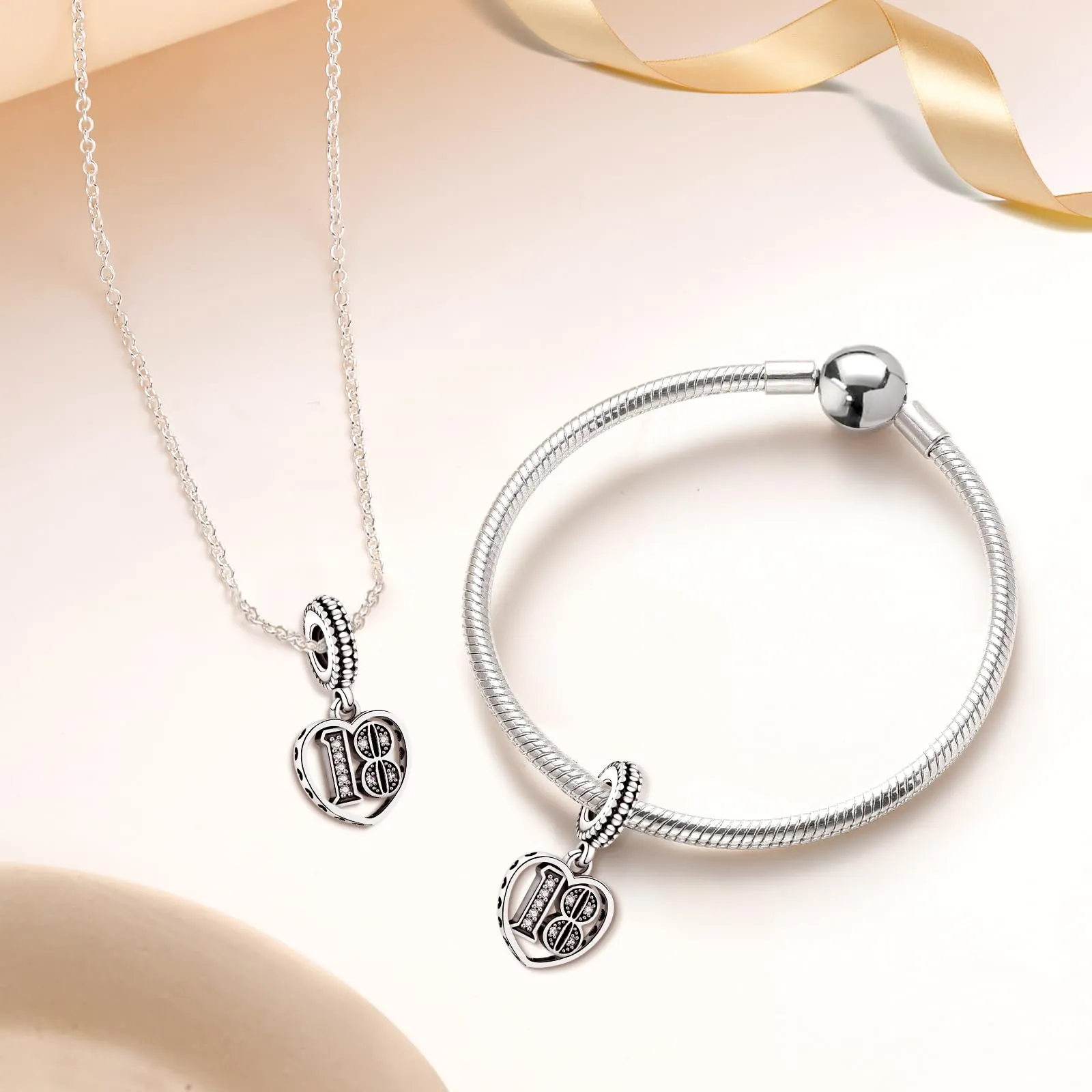 J.Fée Charms per Bracciali Ciondoli per Collane in 925 Argento - immagine 5