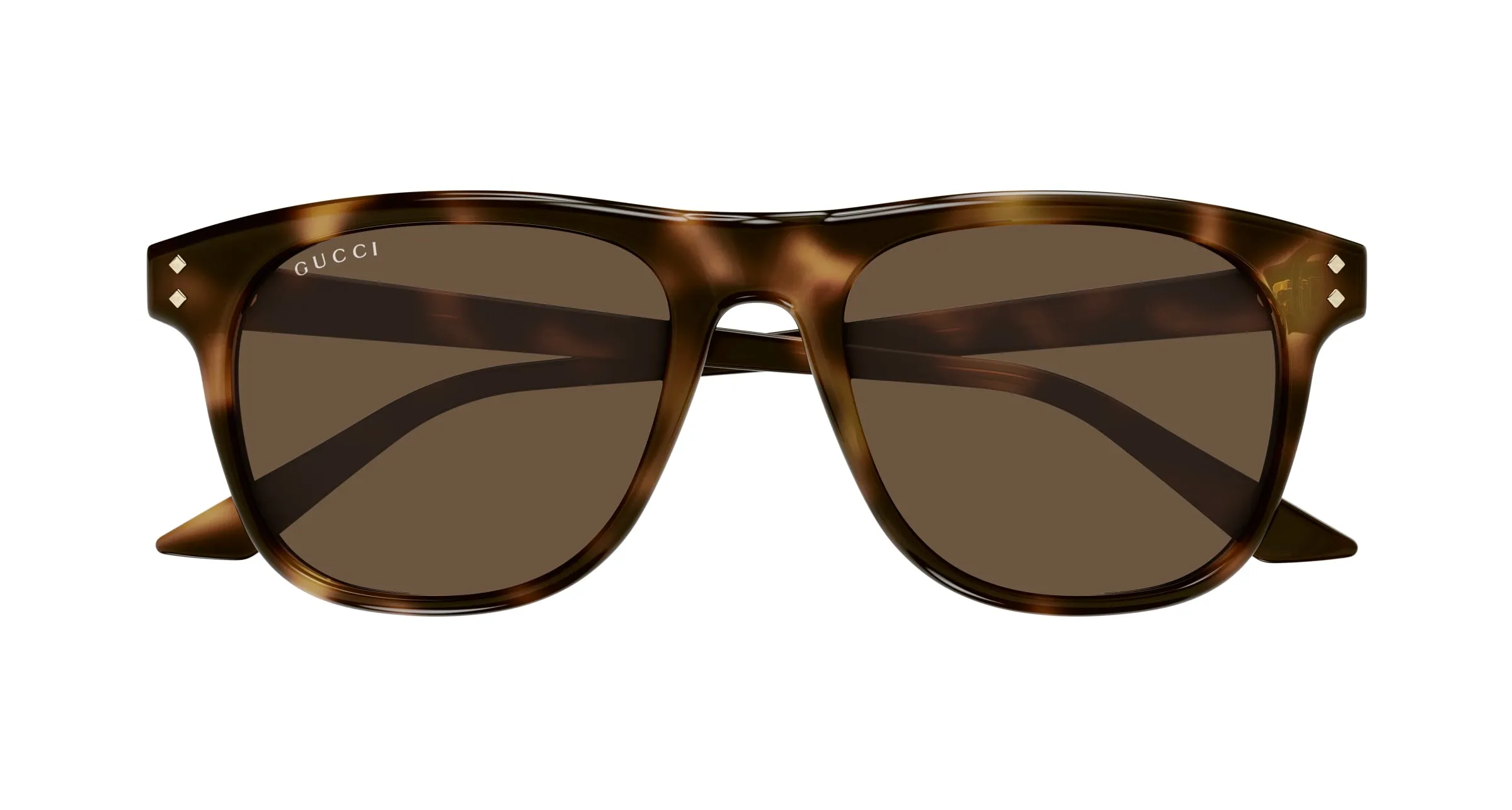 Gucci GG1893S 002 Occhiali da sole Acetato Havana Marrone Squadrata - immagine 2
