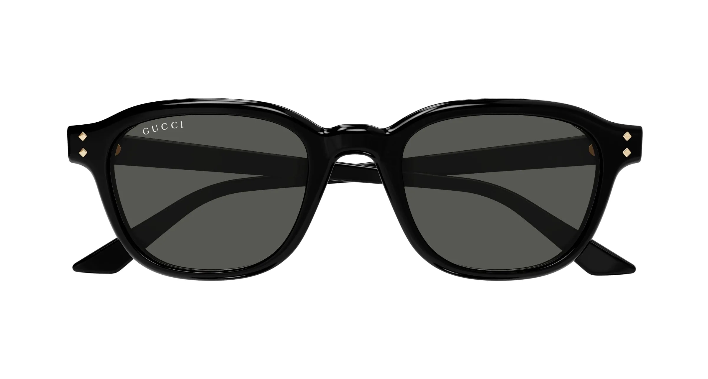 Gucci GG1892S 001 Occhiali da sole Acetato Nero Grigio Rotonda - immagine 2