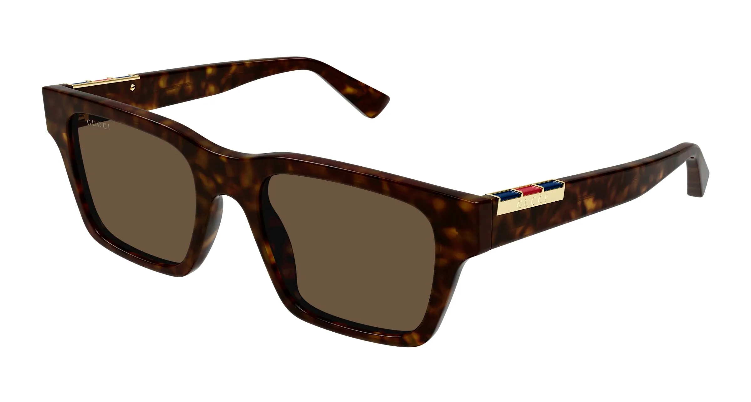 Gucci GG1889S 002 Occhiali da sole Acetato Havana Marrone Squadrata - immagine 1