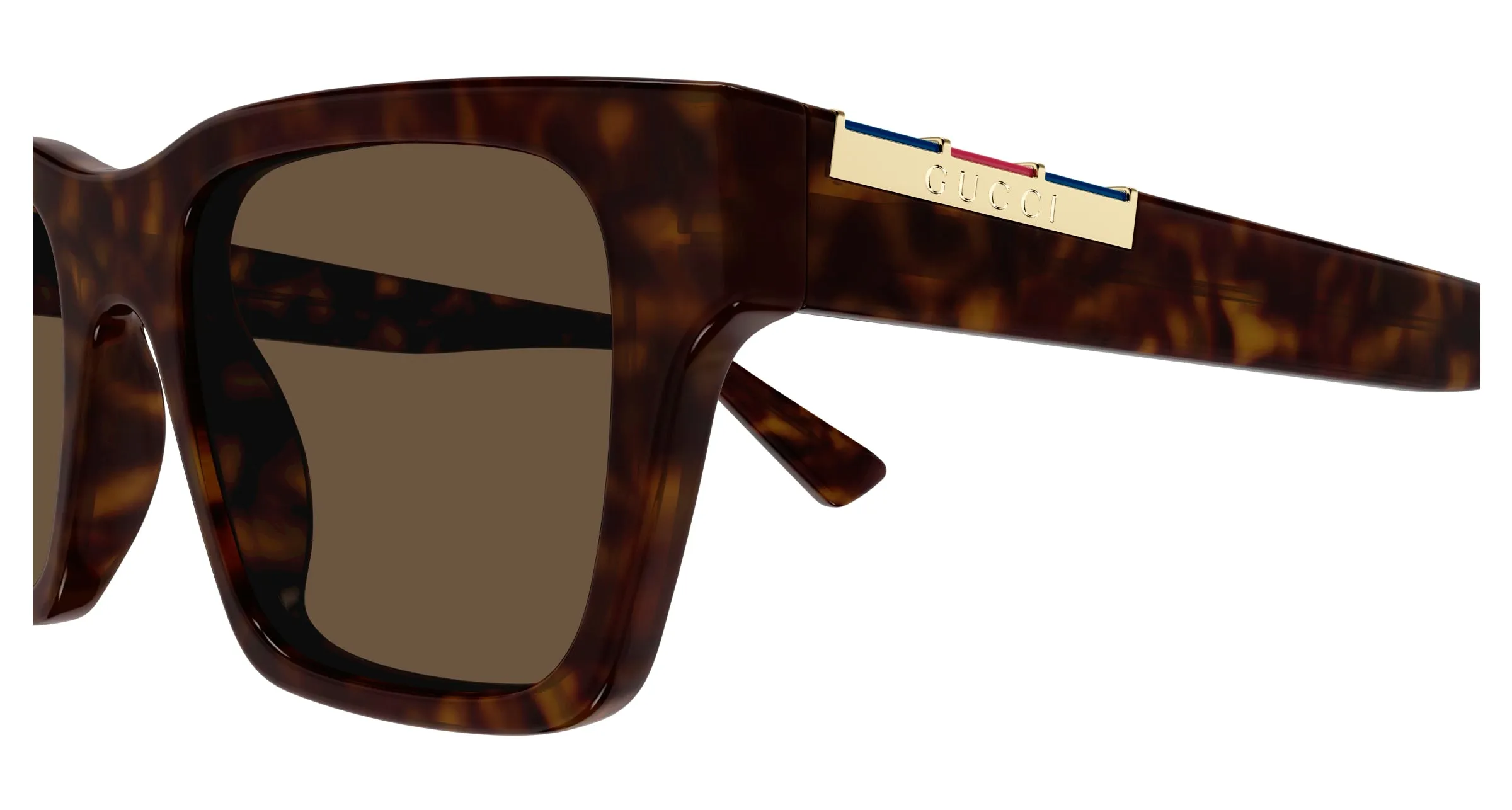 Gucci GG1889S 002 Occhiali da sole Acetato Havana Marrone Squadrata - immagine 3