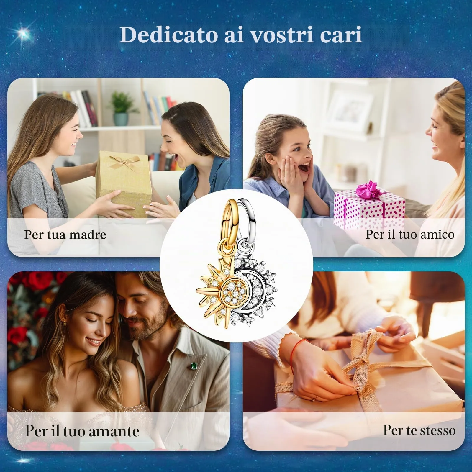 J.Fée Charms per Bracciali Ciondoli per Collane in 925 Argento - immagine 7