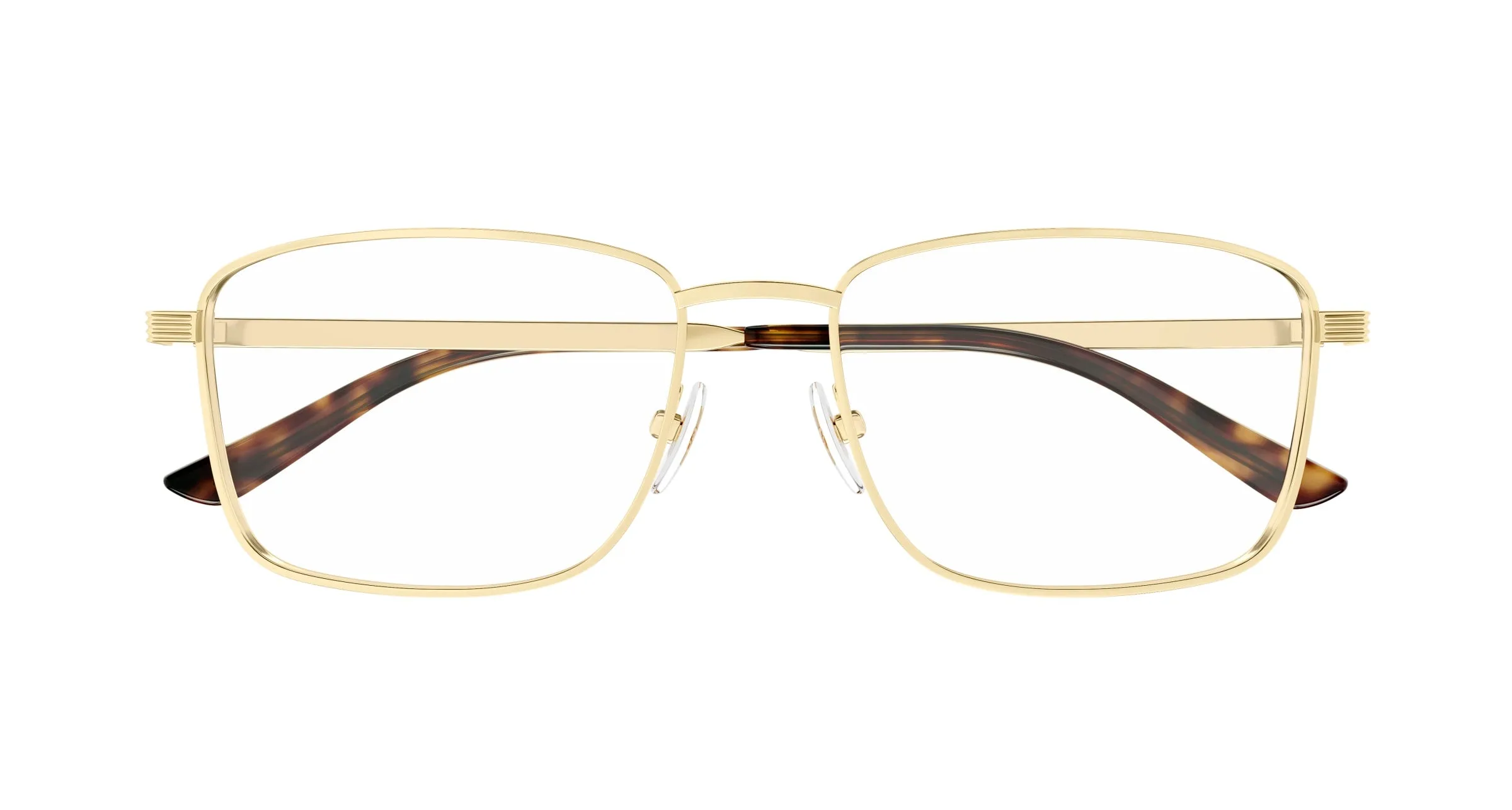 Gucci GG1882O 002 Montature da vista Metallo Oro Trasparente Squadrata - immagine 2