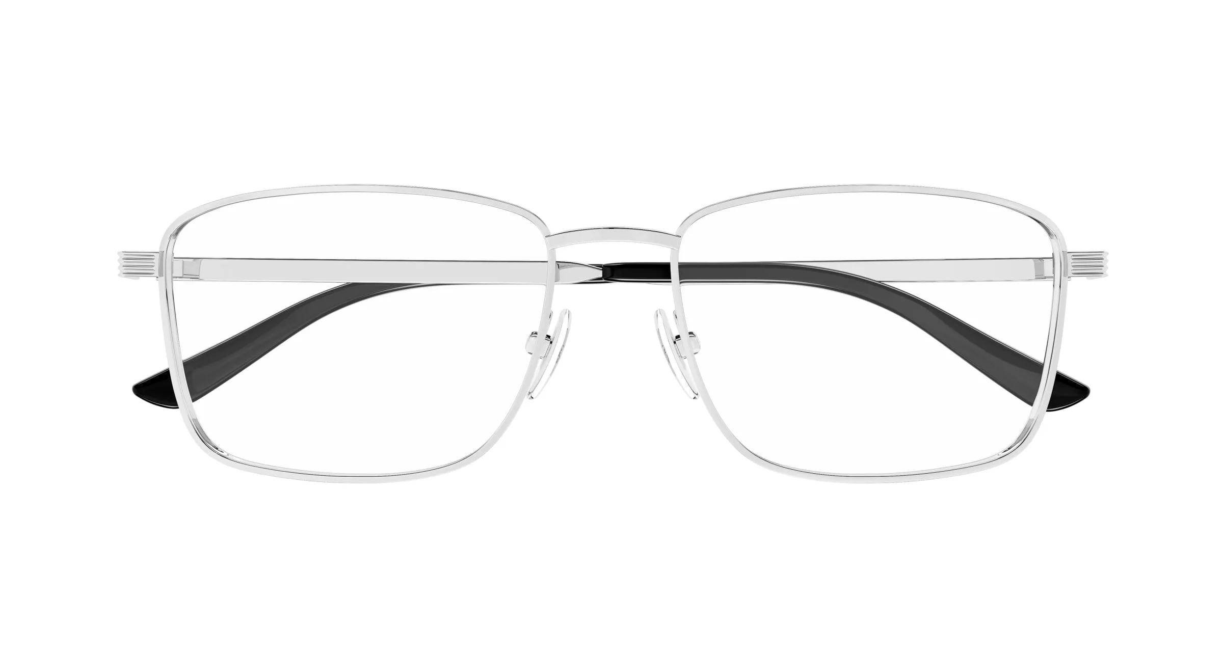 Gucci GG1882O 001 Montature da vista Metallo Argento Trasparente Squadrata - immagine 2