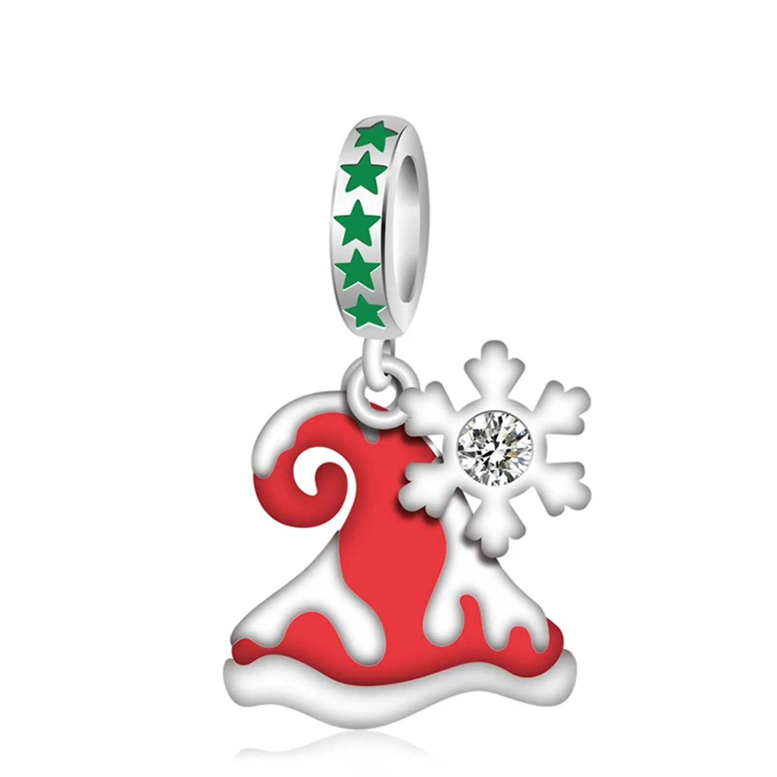 Simphman 925 Sterling Silver Charms Dangles per braccialetti e collana Cappello di Babbo Natale Gioielli regalo per le donne ragazza famiglia amica - immagine 1