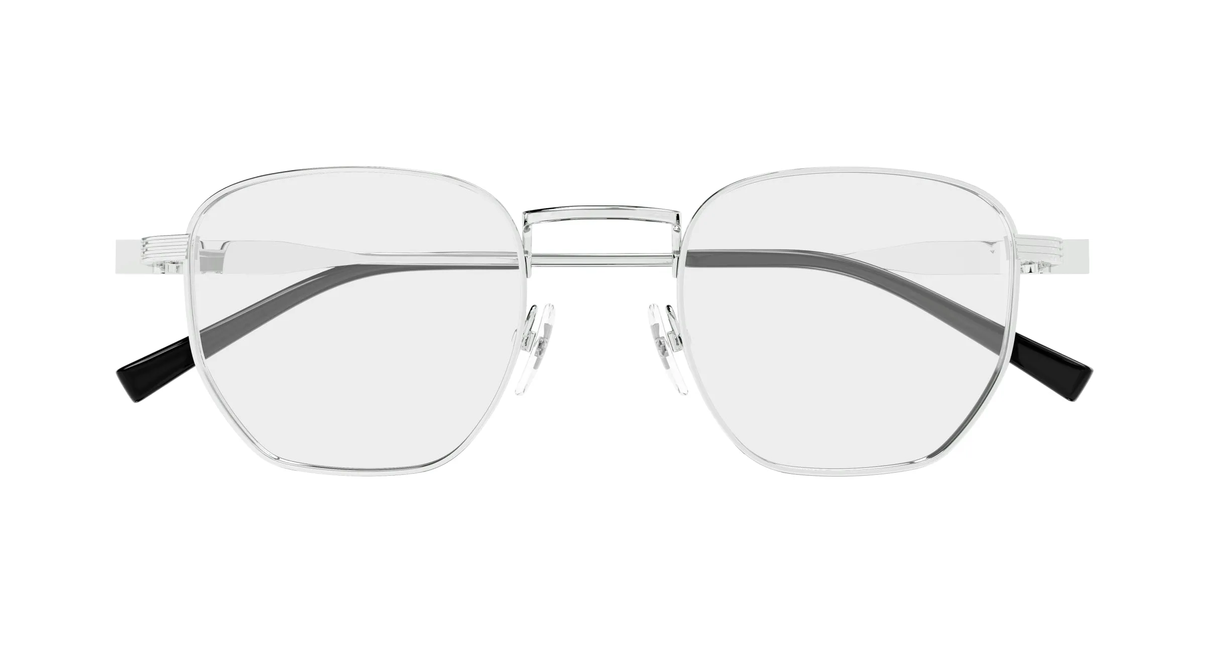 Gucci GG1878O 003 Montature da vista Metallo Argento Trasparente Squadrata - immagine 2