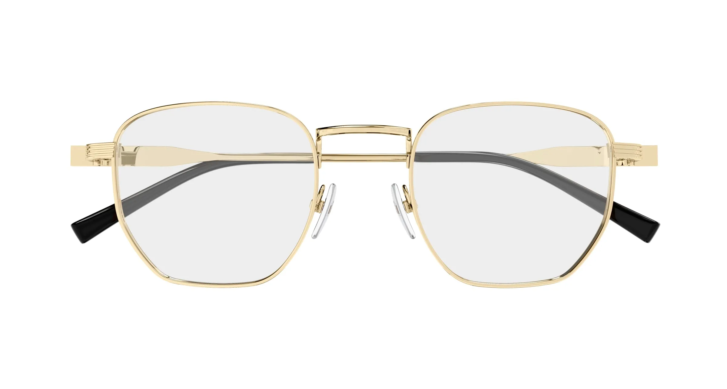 Gucci GG1878O 001 Montature da vista Metallo Oro Trasparente Squadrata - immagine 2