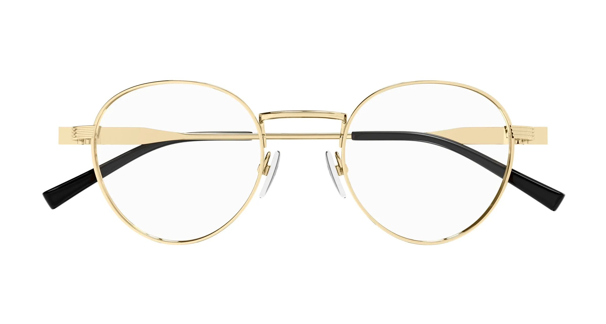 Gucci GG1877O 001 Montature da vista Metallo Oro Trasparente Rotonda - immagine 2