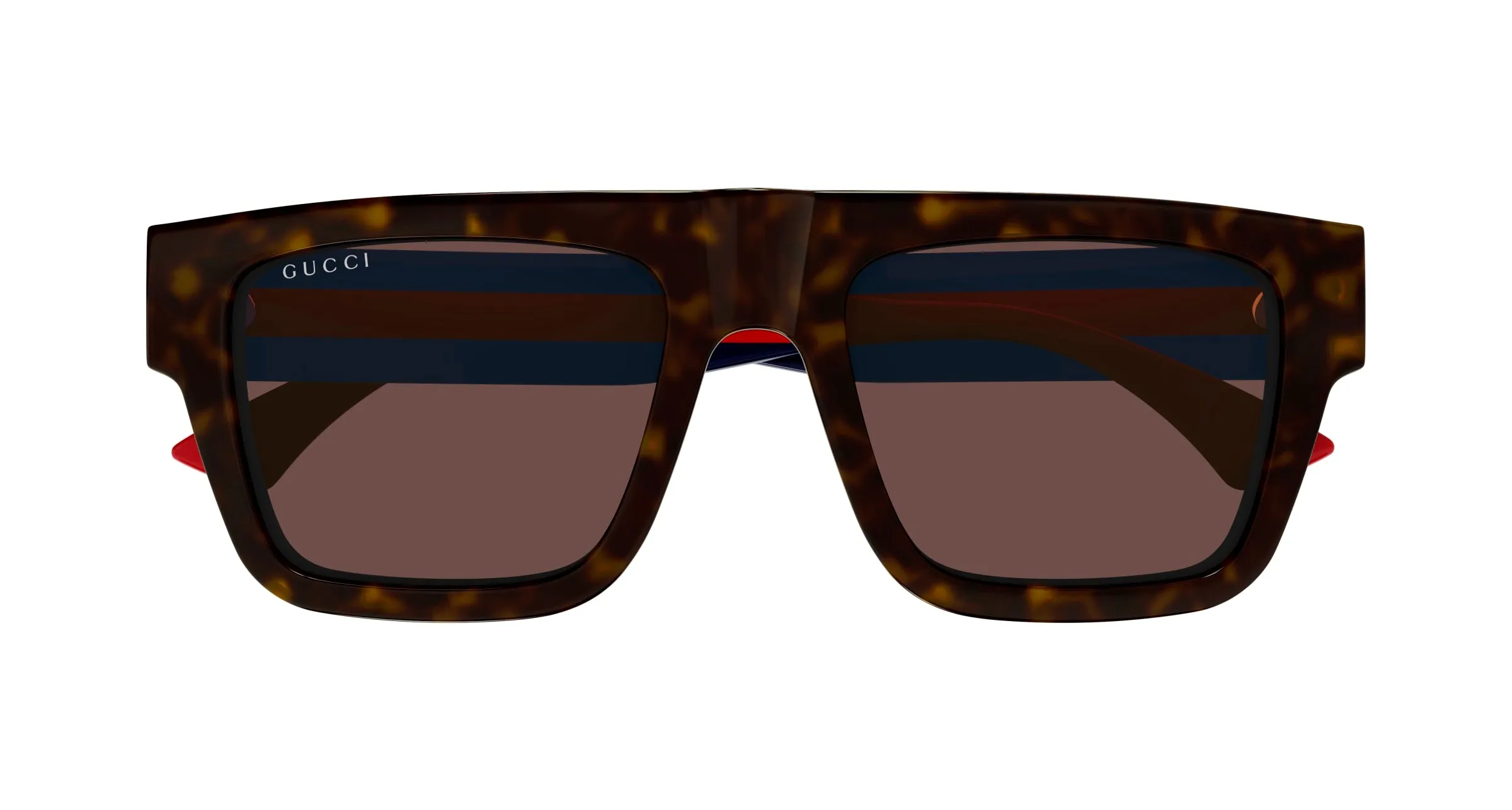Gucci GG1868S 002 Occhiali da sole Acetato Havana Marrone Squadrata - immagine 2