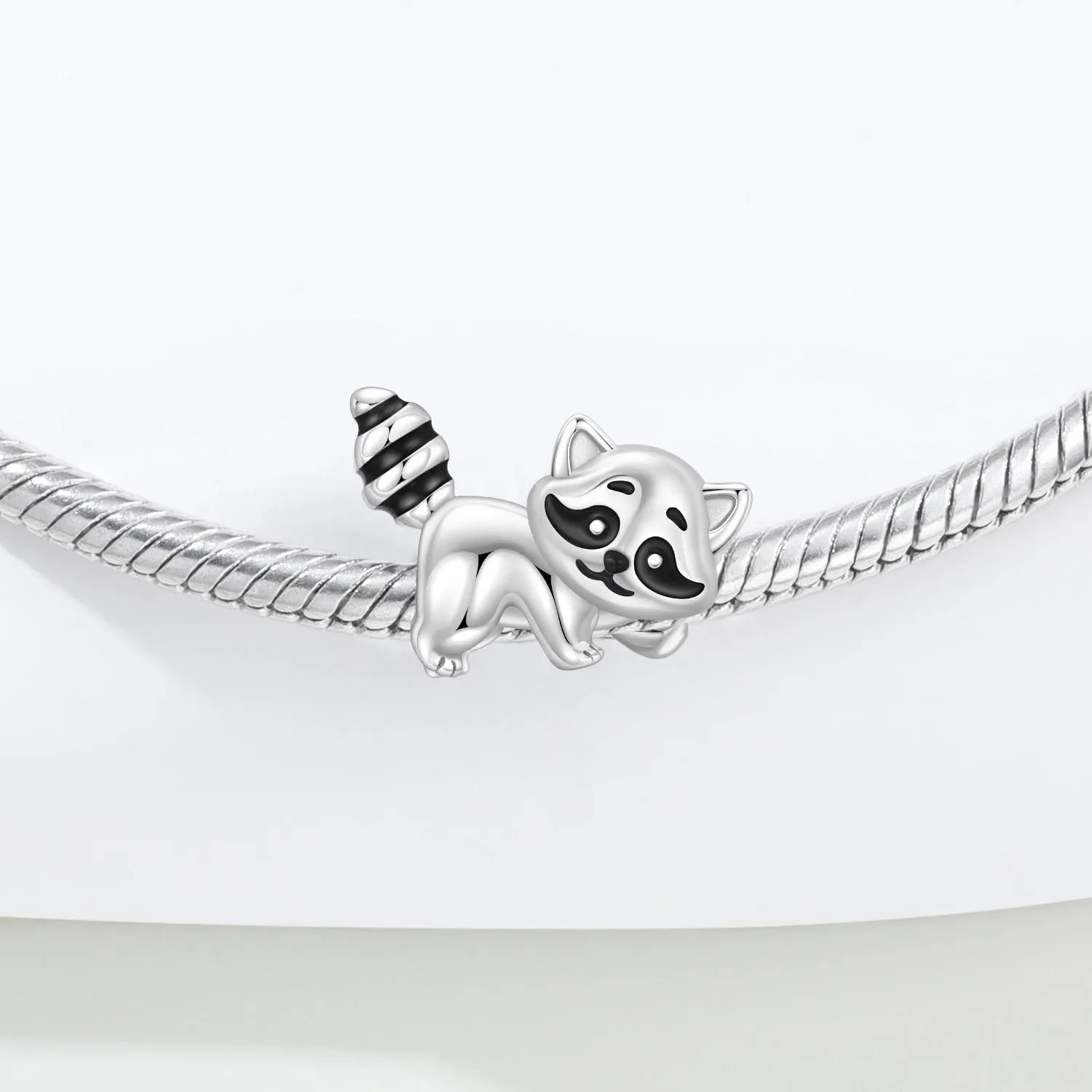 NUJIFFY Charm in argento sterling 925 Ciondoli e perline da donna Ciondoli in argento Ciondolo a cuore per bracciali e collane europei Regali di gioielli - immagine 2