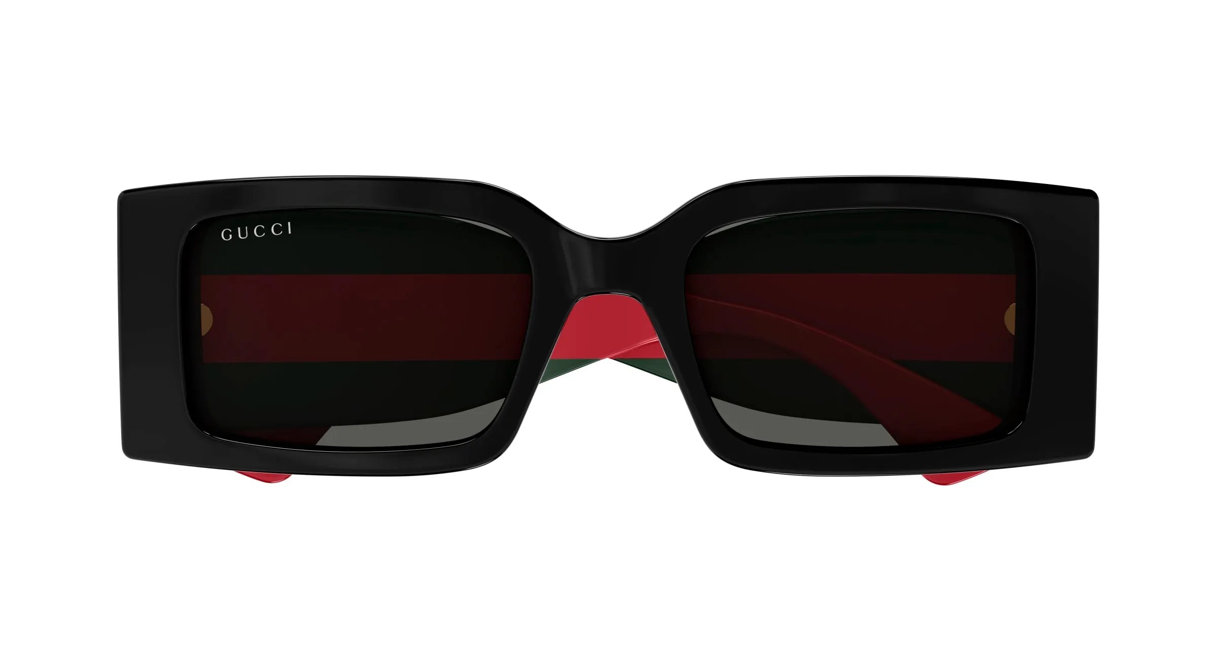 Gucci GG1860S 001 Occhiali da sole Acetato Nero Grigio Squadrata - immagine 2
