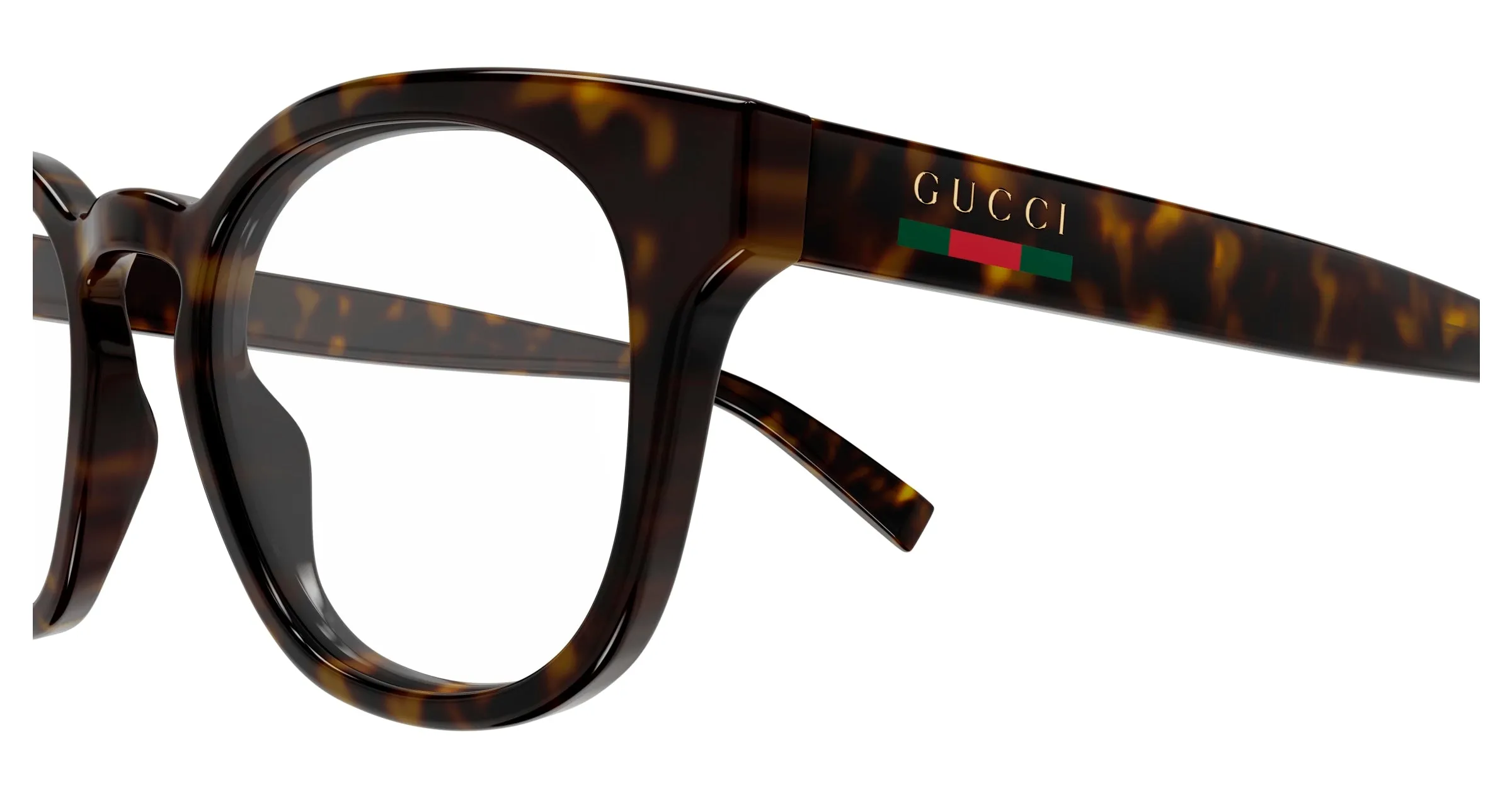 Gucci GG1859O 002 Montature da vista Iniettato Havana Trasparente Rotonda - immagine 3