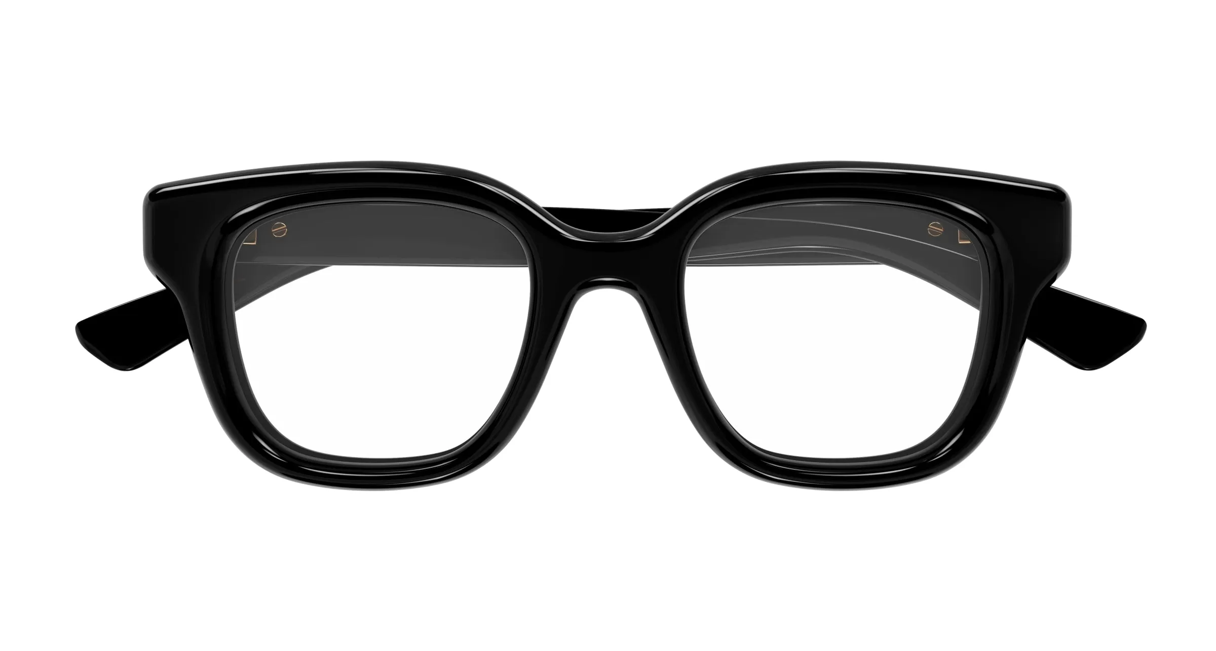 Gucci GG1831O 005 Montature da vista Iniettato Nero Trasparente Squadrata - immagine 2