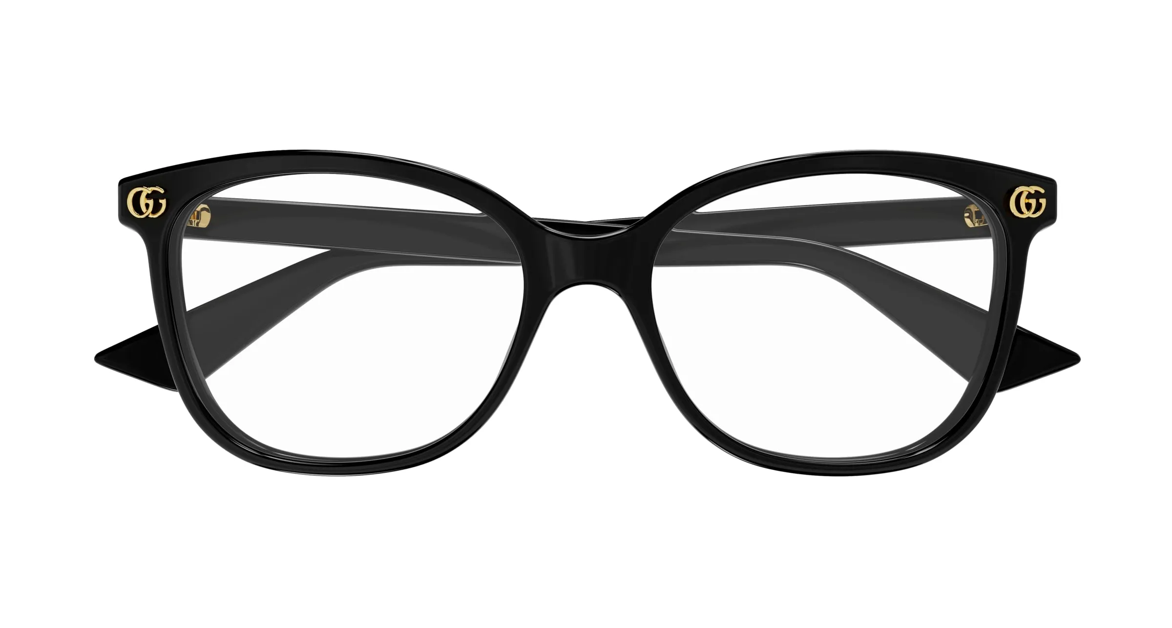 Gucci GG1816O 005 Montature da vista Acetato Nero Trasparente Squadrata - immagine 2
