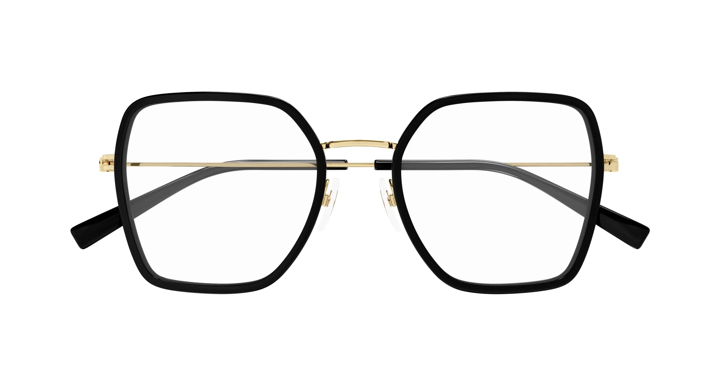 Gucci GG1850O 001 Montature da vista Iniettato Nero Trasparente Squadrata - immagine 2