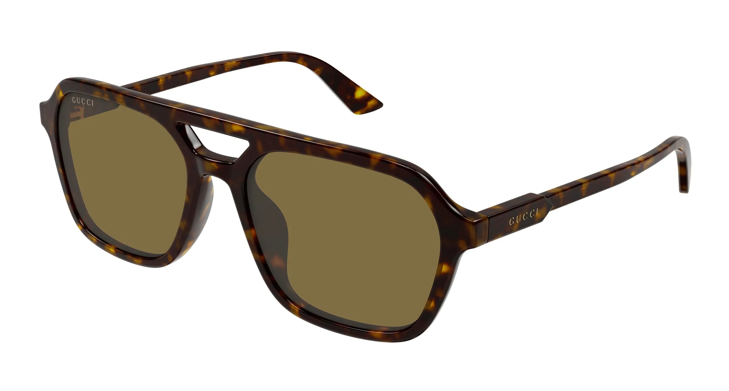 Gucci GG1823SA 002 Occhiali da sole Acetato Havana Marrone Pilot - immagine 1