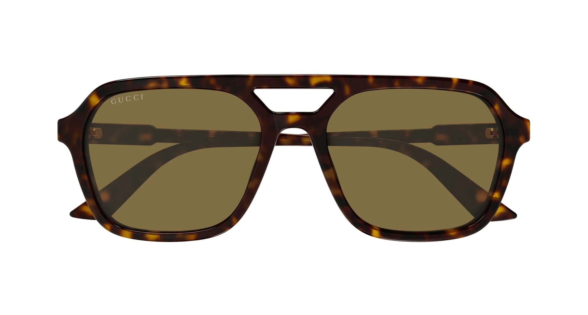 Gucci GG1823SA 002 Occhiali da sole Acetato Havana Marrone Pilot - immagine 2