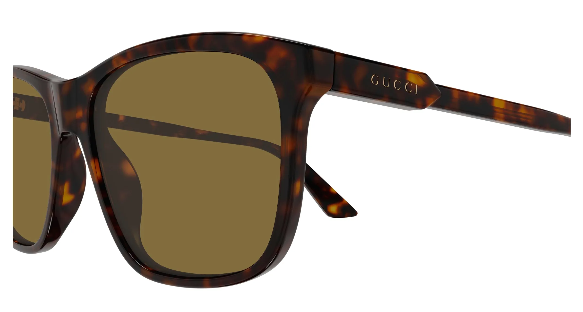 Gucci GG1819S 002 Occhiali da sole Acetato Havana Marrone Squadrata - immagine 3