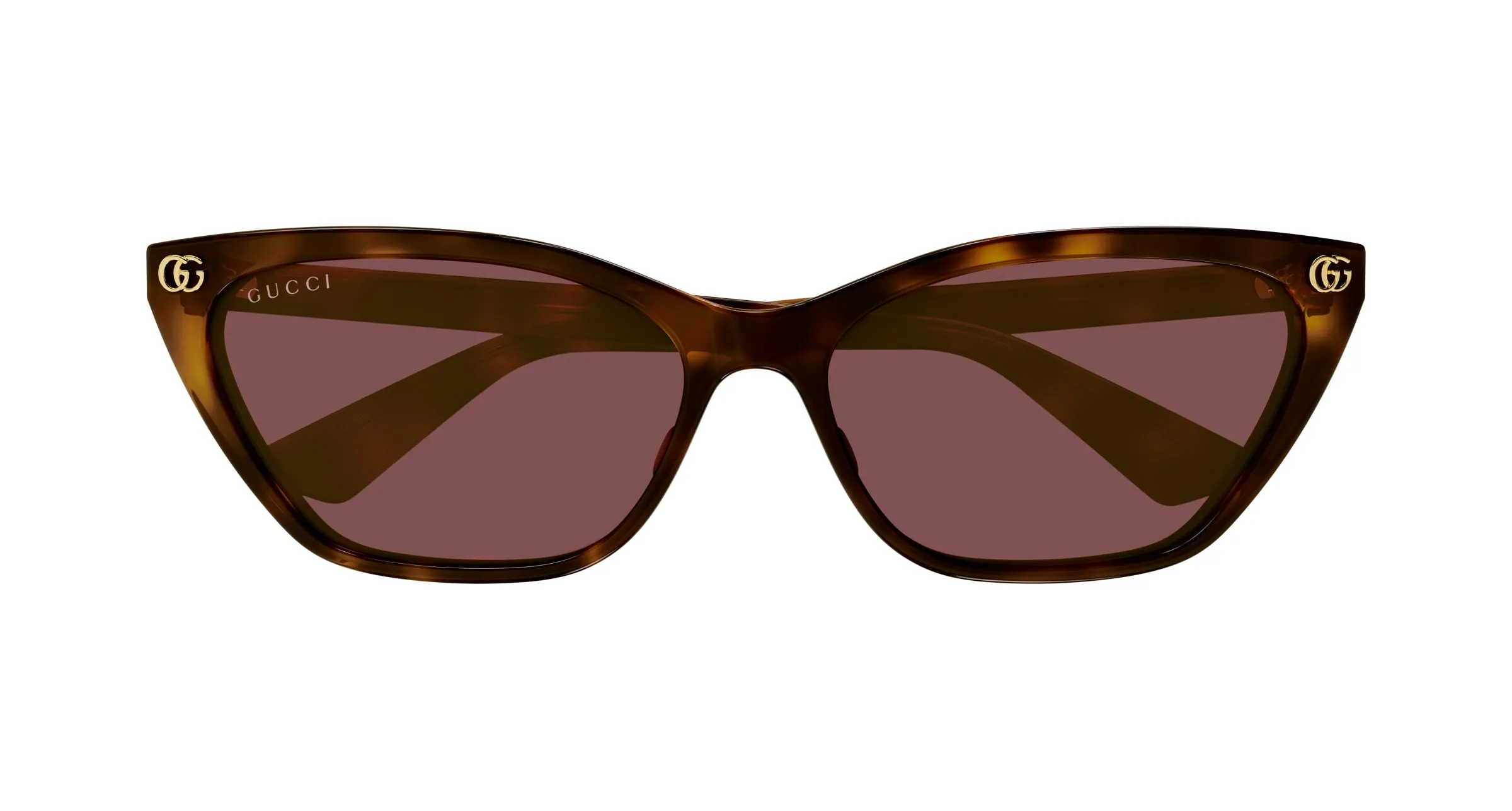 Gucci GG1815S 002 Occhiali da sole Acetato Havana Viola Cat Eye - immagine 2