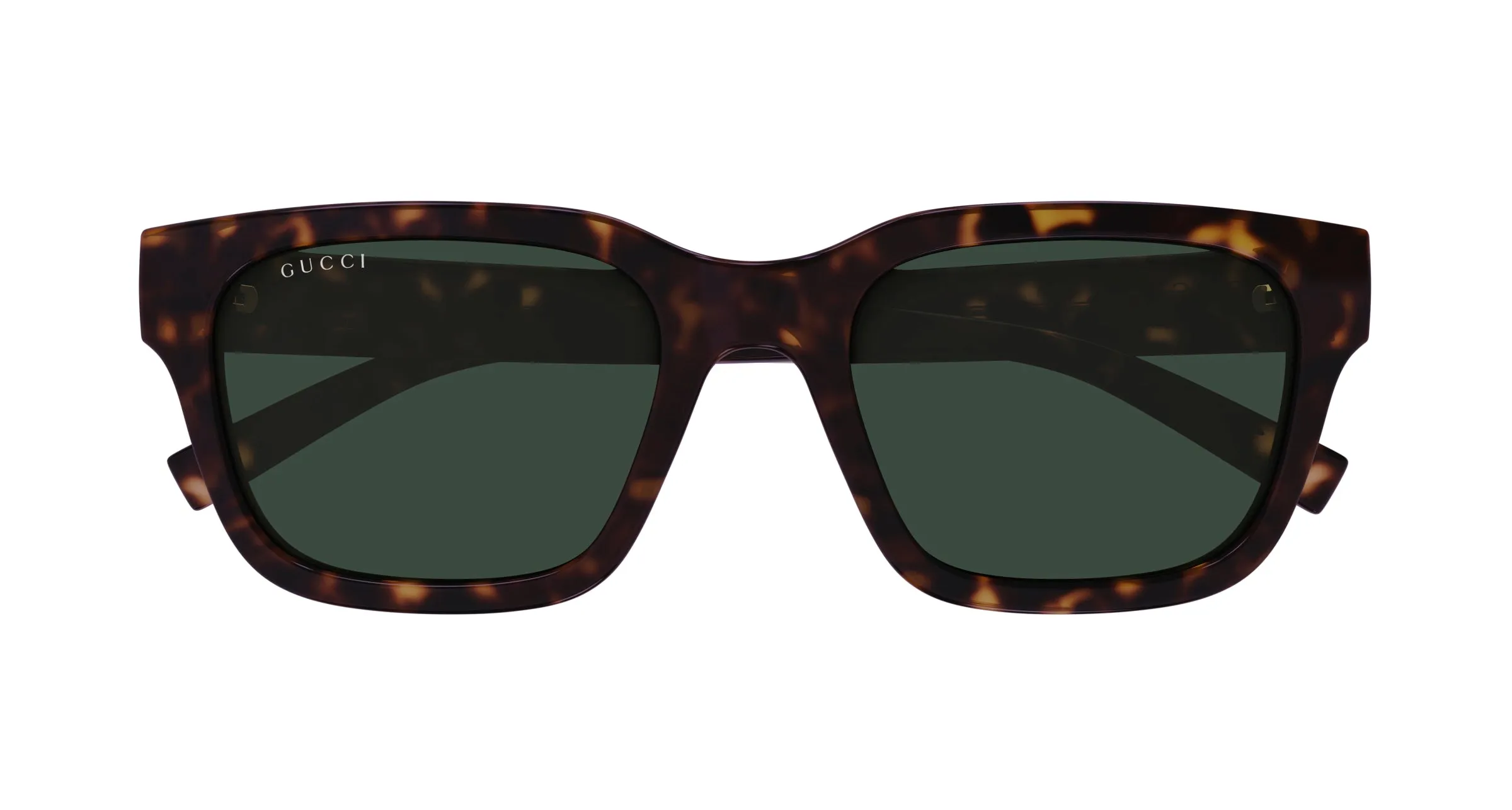 Gucci GG1857SK 002 Occhiali da sole Iniettato Havana Verde Squadrata - immagine 2