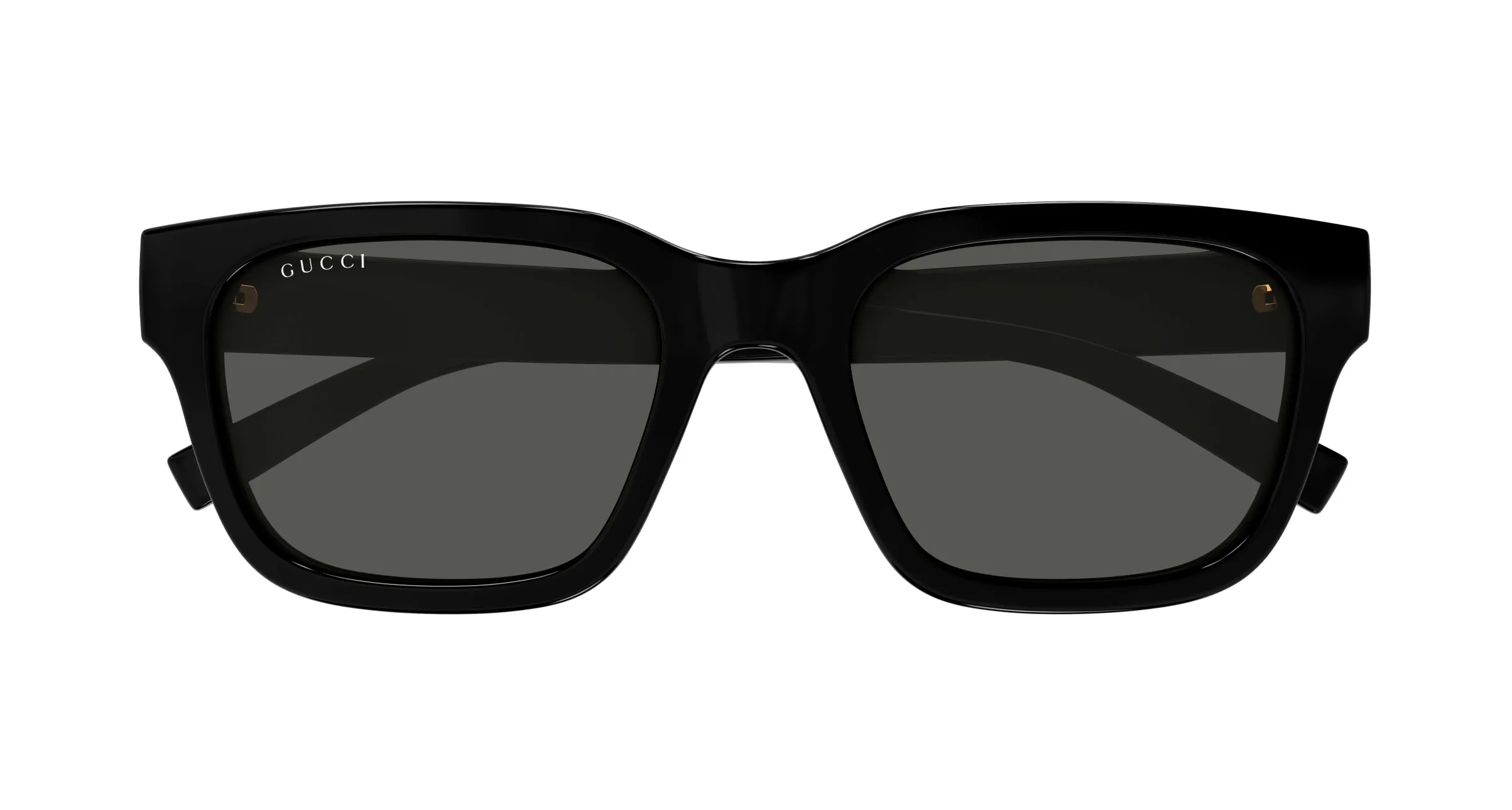 Gucci GG1857SK 001 Occhiali da sole Iniettato Nero Grigio Squadrata - immagine 2