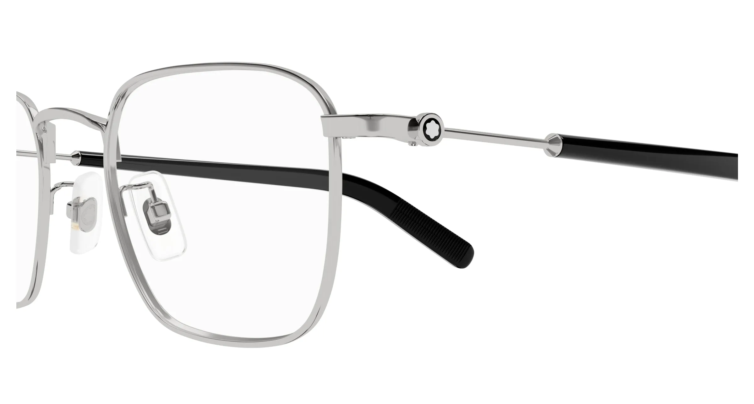 Montblanc MB0389O 007 Montature da vista Metallo Rutenio Trasparente Squadrata - immagine 3