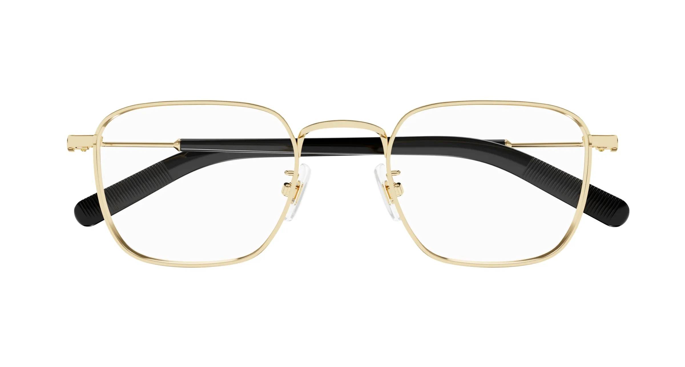 Montblanc MB0389O 006 Montature da vista Metallo Oro Trasparente Squadrata - immagine 2