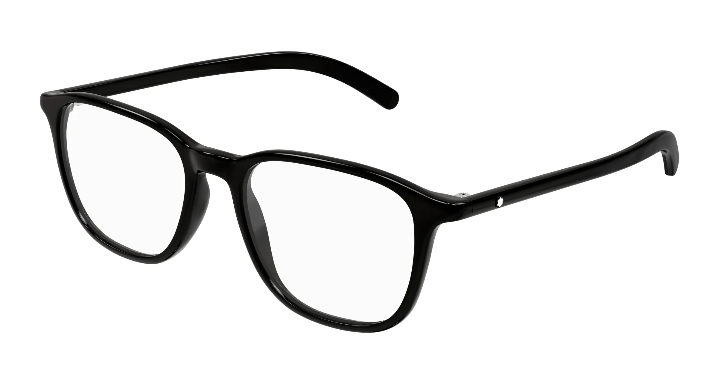 Montblanc MB0386O 001 Montature da vista Acetato Nero Trasparente Squadrata - immagine 1