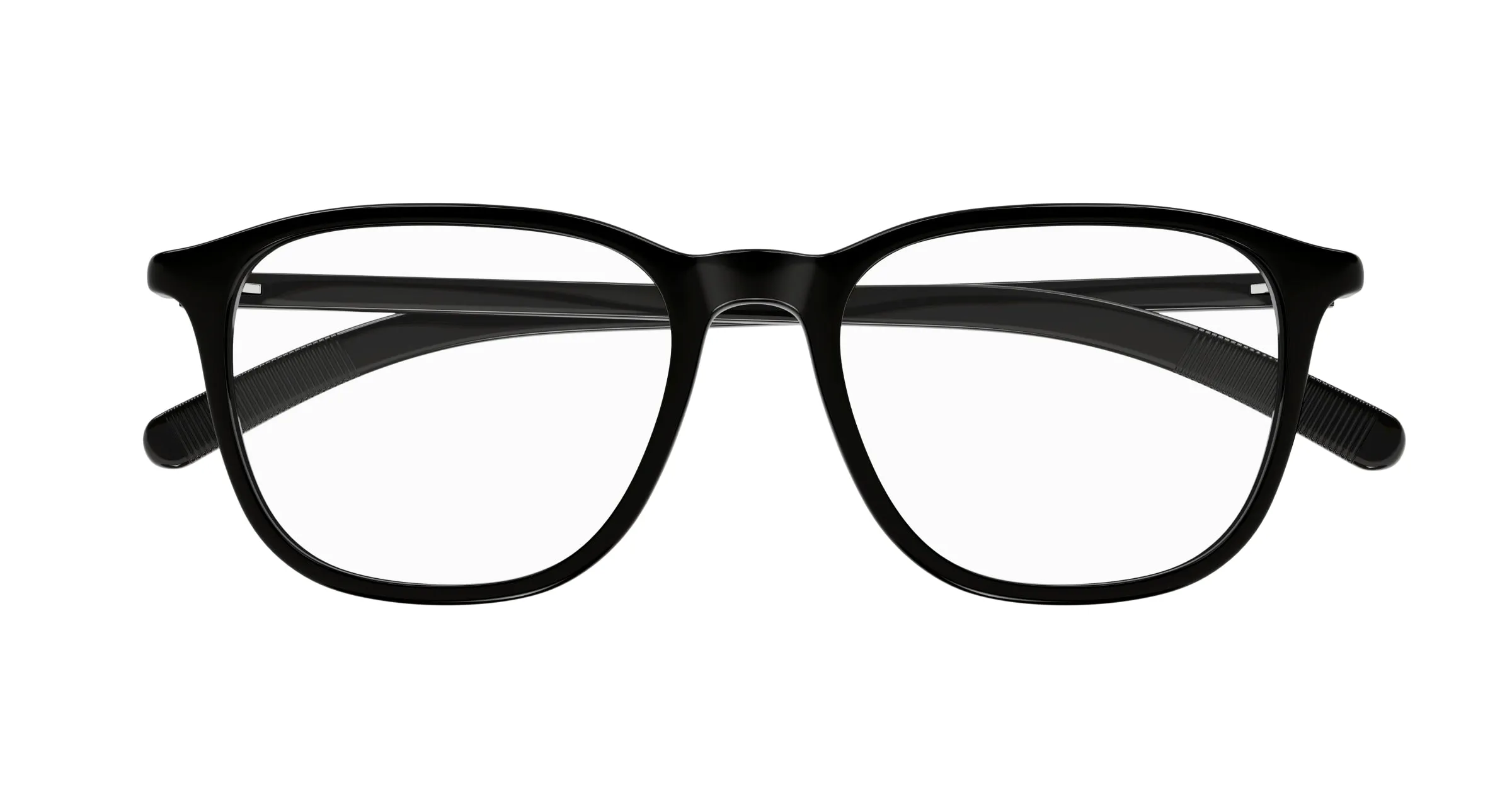 Montblanc MB0386O 001 Montature da vista Acetato Nero Trasparente Squadrata - immagine 2