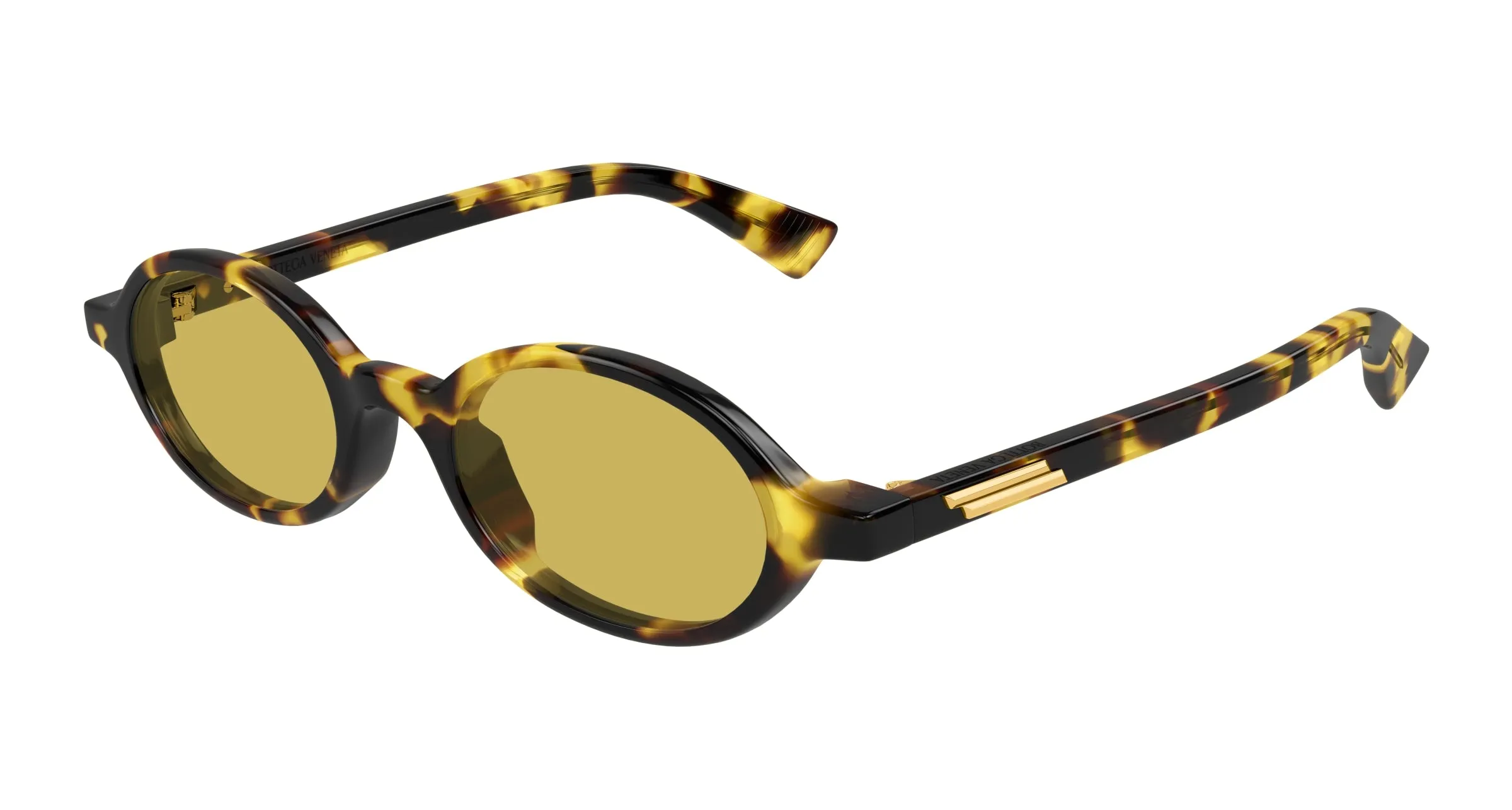 Bottega Veneta BV1388S 002 Occhiali da sole Acetato Havana Rotonda - immagine 1