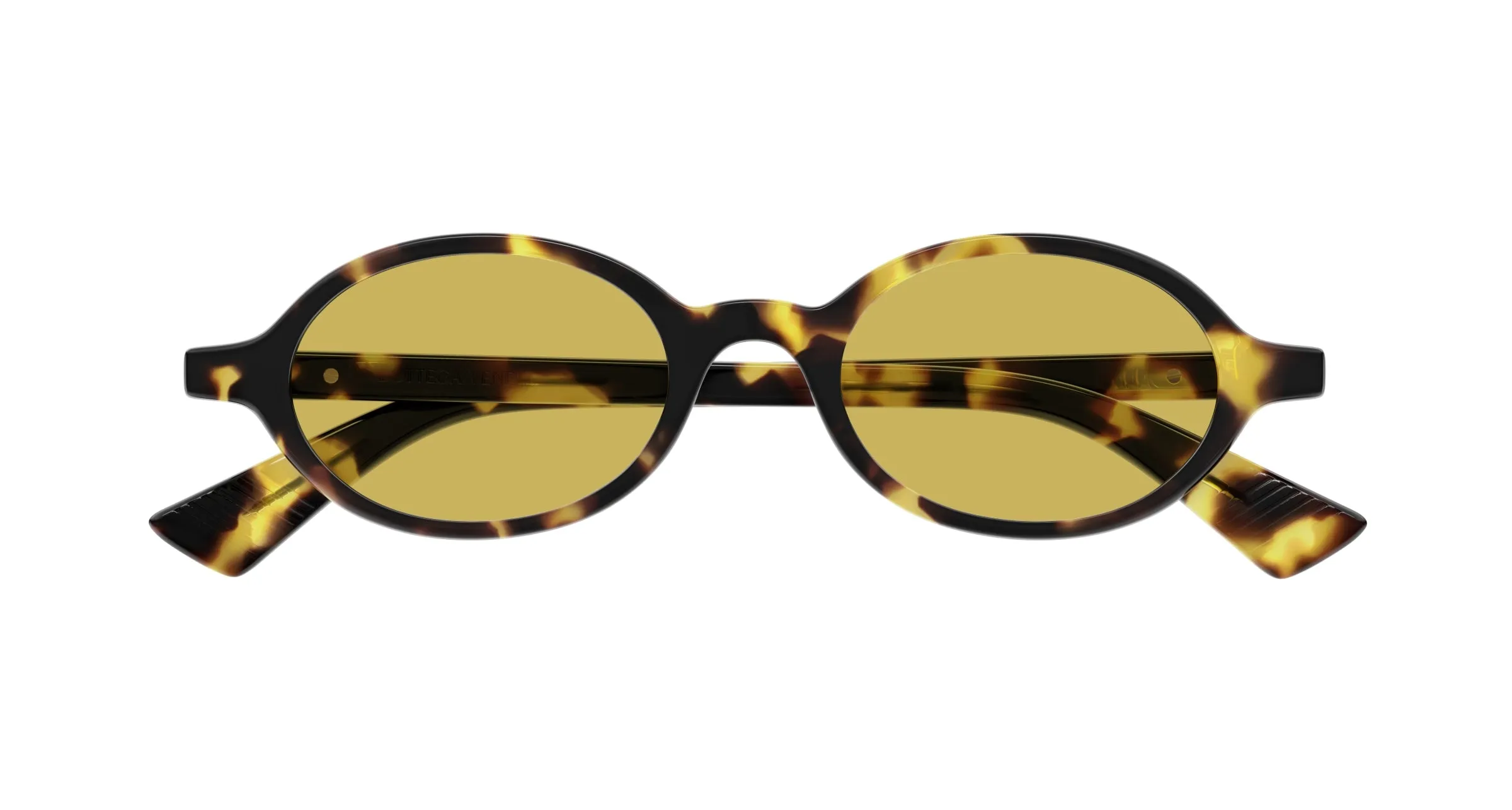 Bottega Veneta BV1388S 002 Occhiali da sole Acetato Havana Rotonda - immagine 2