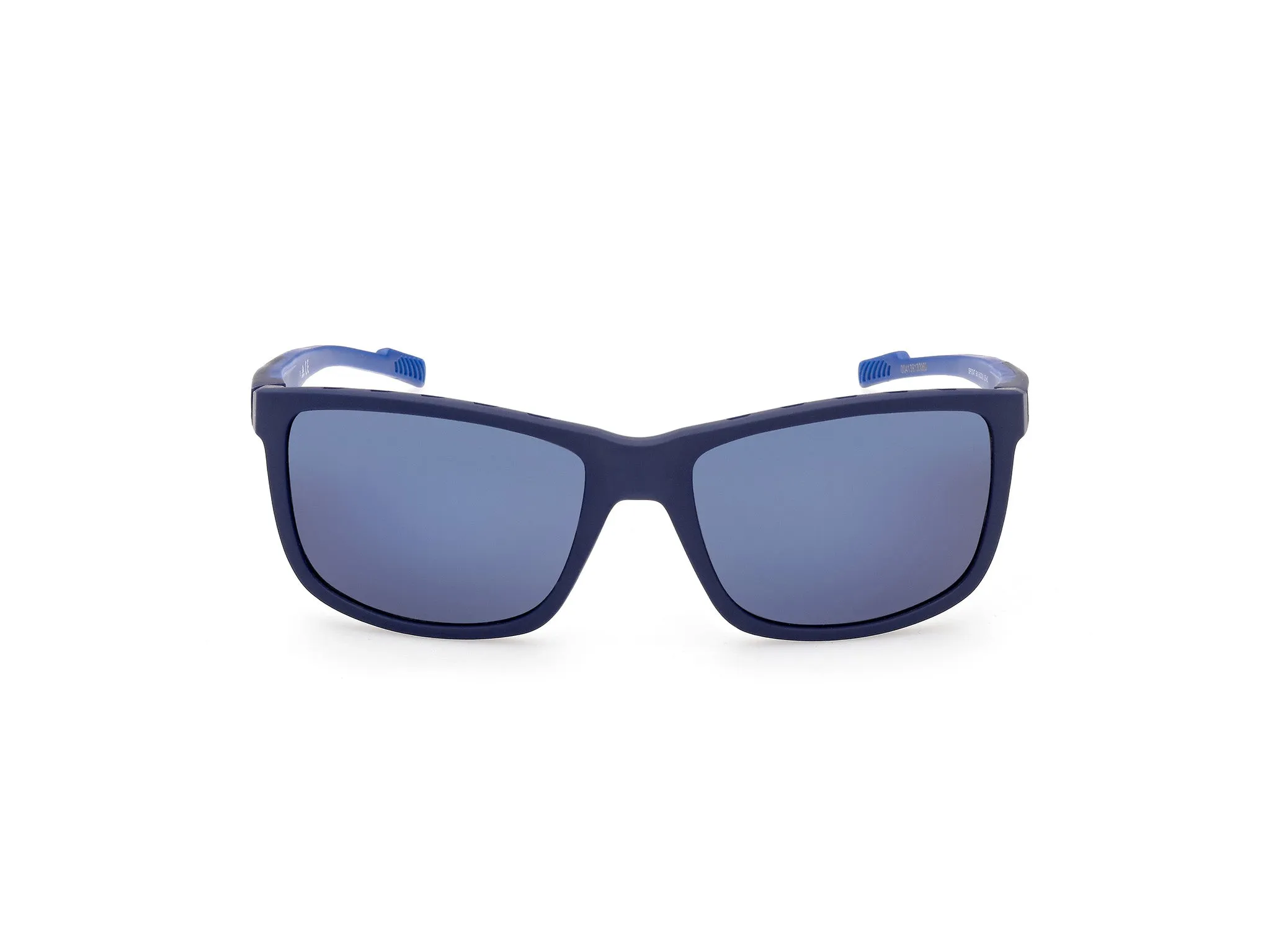 Adidas Sport SP0047 91X Occhiali da sole Iniettato Blu Blu Squadrata Normale Specchiato - immagine 2