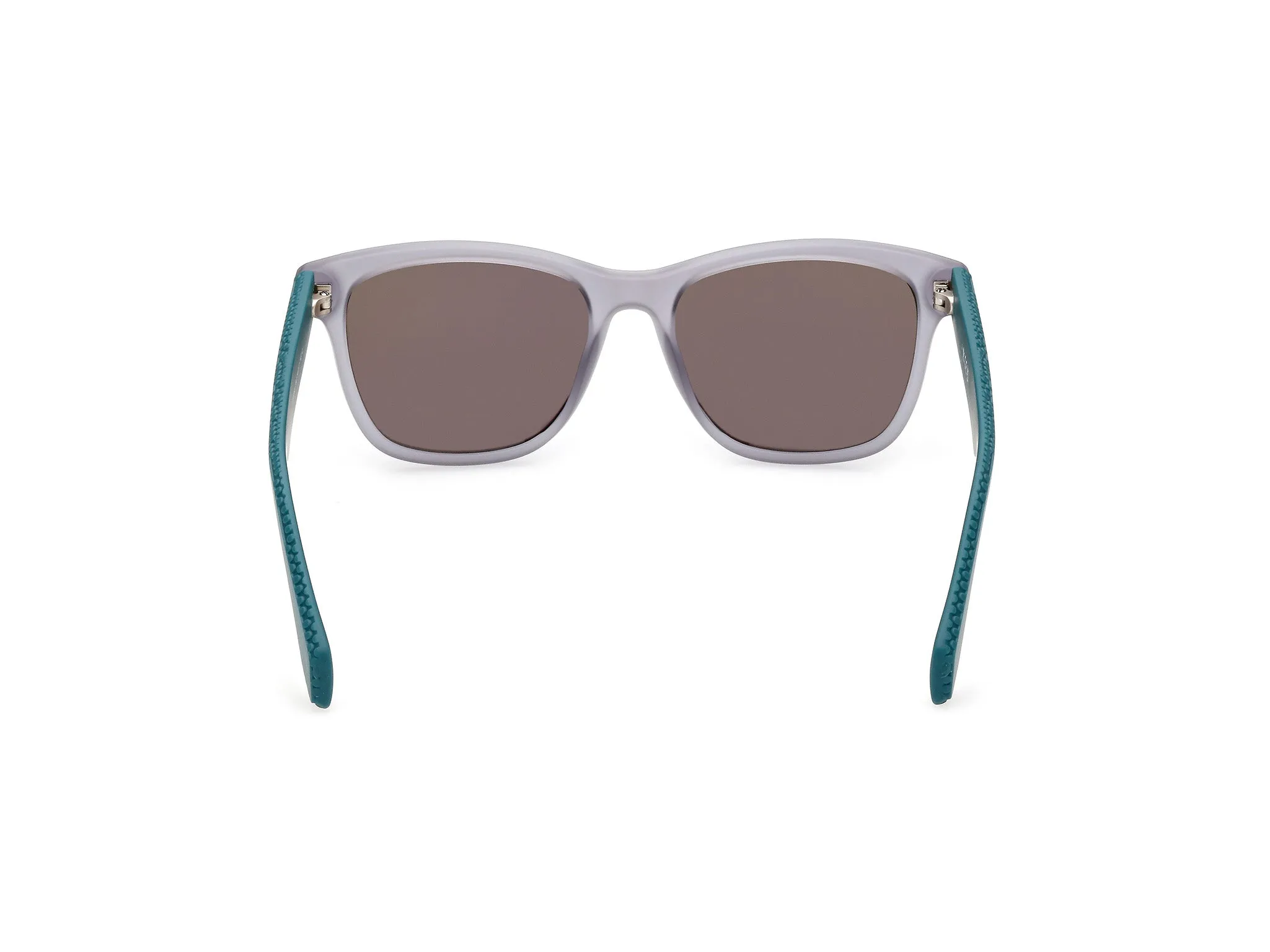 Adidas Sport Unisex Adidas OR0069 20Q Occhiali da sole Iniettato Grigio Verde Squadrata Normale Specchiato - immagine 4