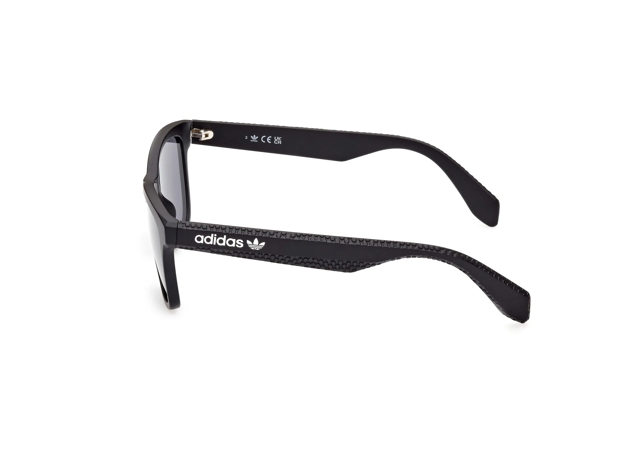 Adidas Sport Unisex Adidas OR0069 02A Occhiali da sole Iniettato Nero Grigio Squadrata Normale - immagine 3