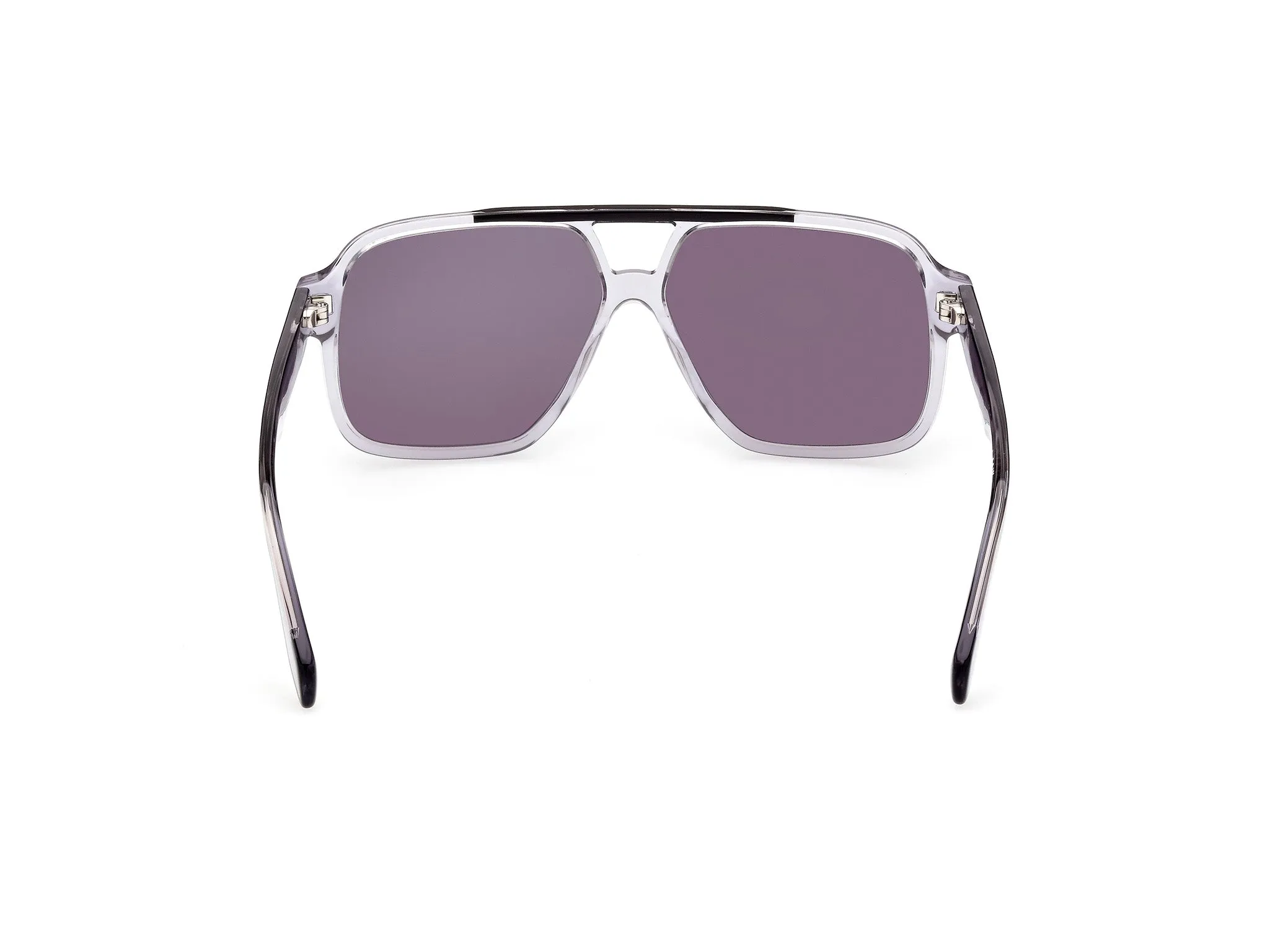 Adidas Sport Uomo Adidas OR0066 20C Occhiali da sole Acetato Grigio Grigio Geometrica Normale Specchiato - immagine 4