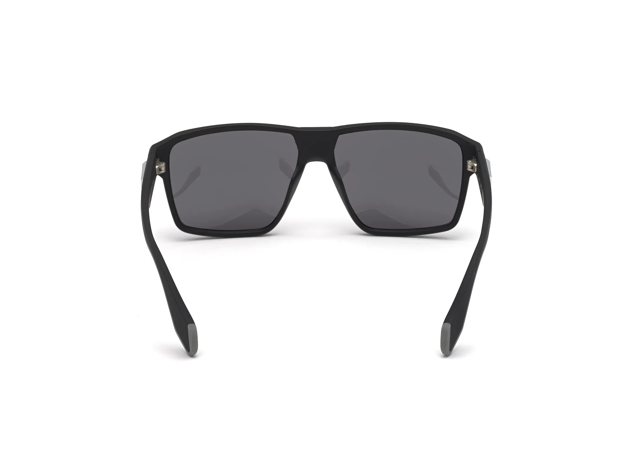 Adidas Sport Uomo Adidas OR0039 02A Occhiali da sole Iniettato Nero Grigio Geometrica Normale - immagine 4