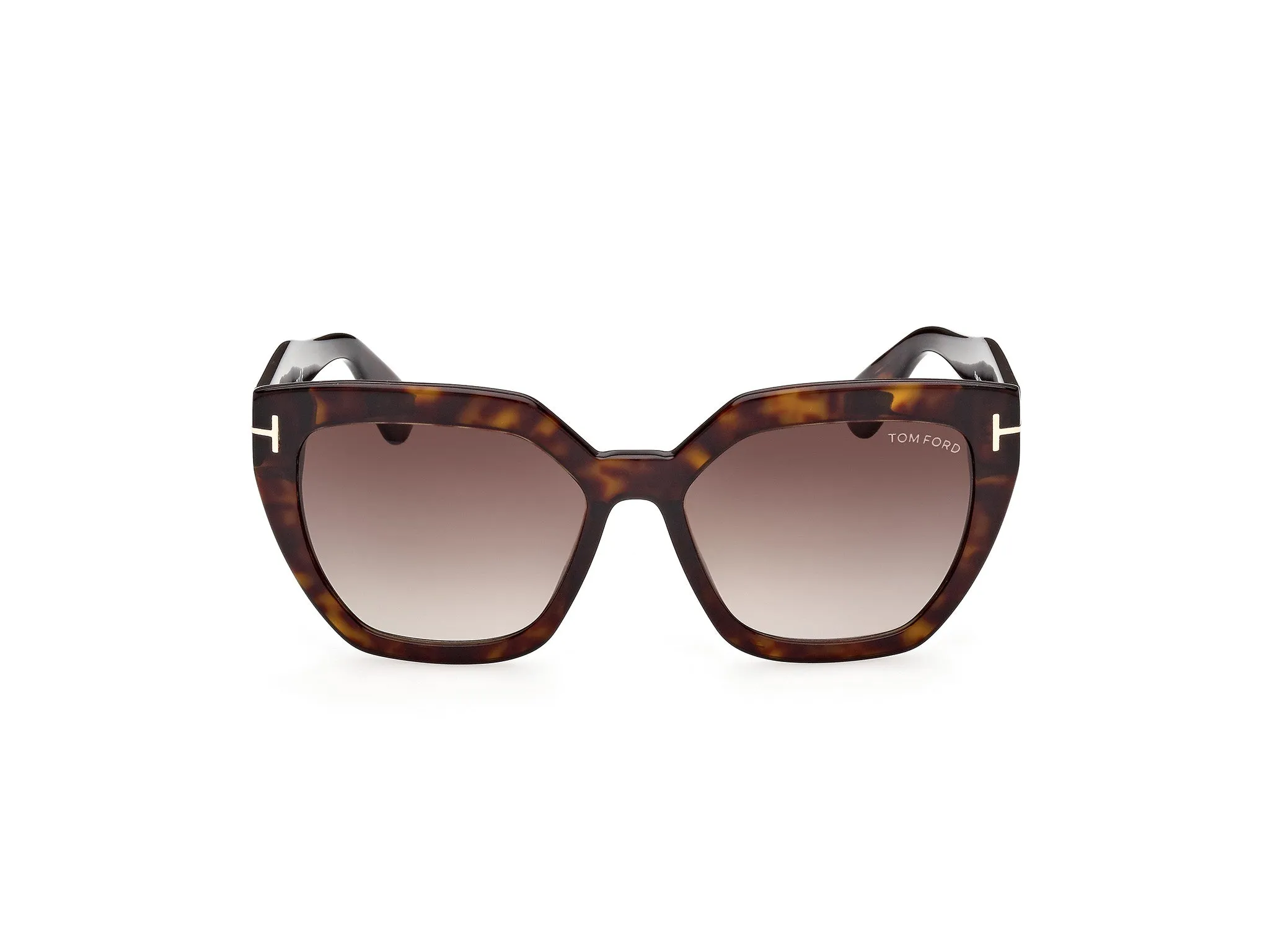 TOM FORD FT0939 PHOEBE 52K Occhiali da sole Acetato Havana Roviex Squadrata Normale Sfumato - immagine 2