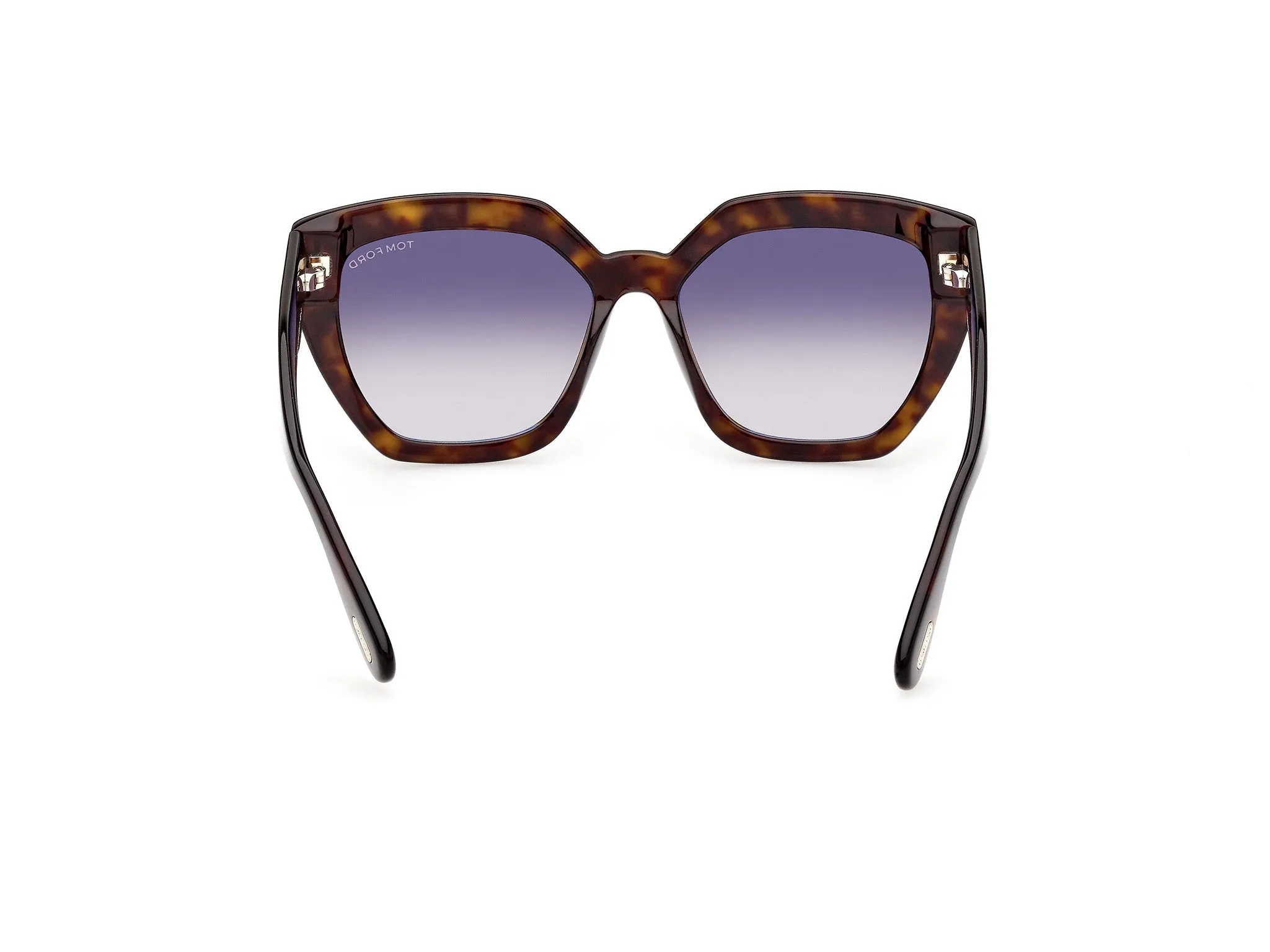 TOM FORD FT0939 PHOEBE 52K Occhiali da sole Acetato Havana Roviex Squadrata Normale Sfumato - immagine 4