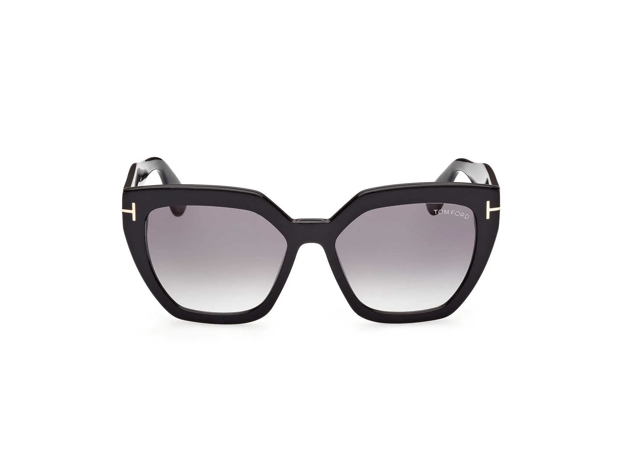 TOM FORD FT0939 PHOEBE 01B Occhiali da sole Acetato Nero Grigio Squadrata Normale Sfumato - immagine 2