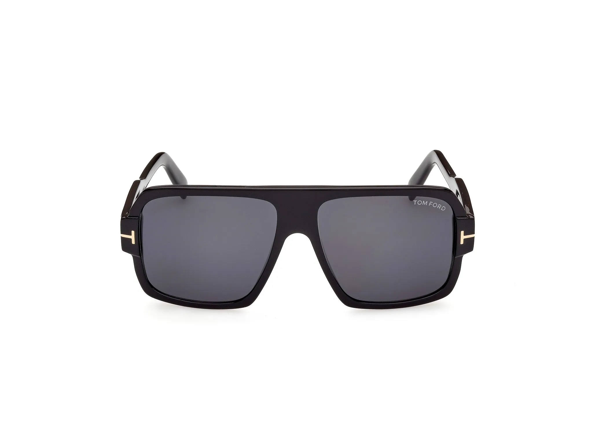 TOM FORD FT0933 CAMDEN 01A Occhiali da sole Acetato Nero Grigio Squadrata Normale - immagine 2