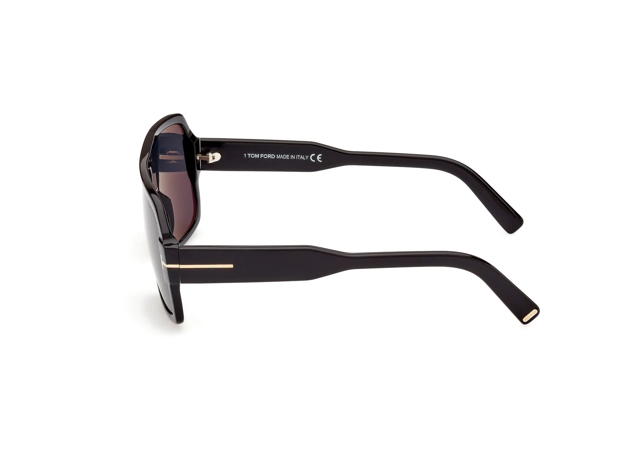 TOM FORD FT0933 CAMDEN 01A Occhiali da sole Acetato Nero Grigio Squadrata Normale - immagine 3