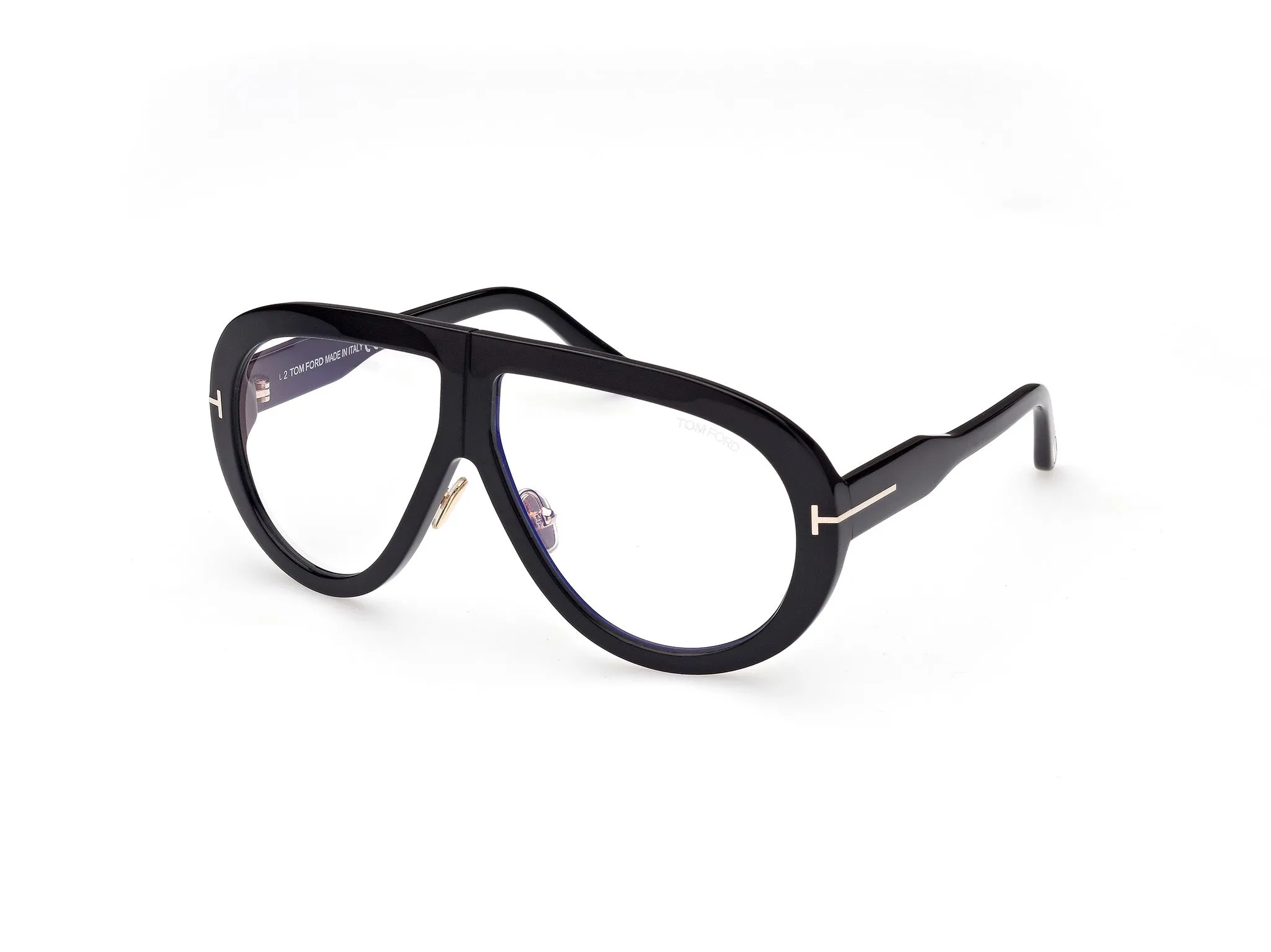 TOM FORD FT0836 TROY 1 Occhiali da sole Acetato Nero Pilot Normale - immagine 1