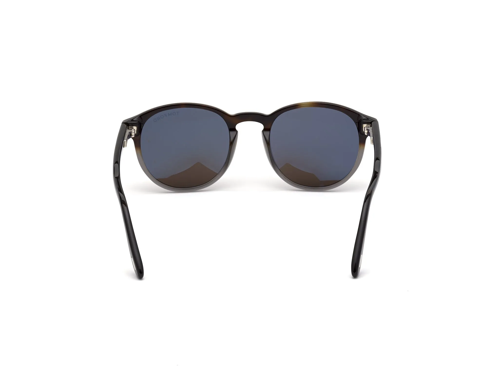 TOM FORD FT0834 DANTE 56A Occhiali da sole Acetato Havana Grigio Rotonda Normale - immagine 4