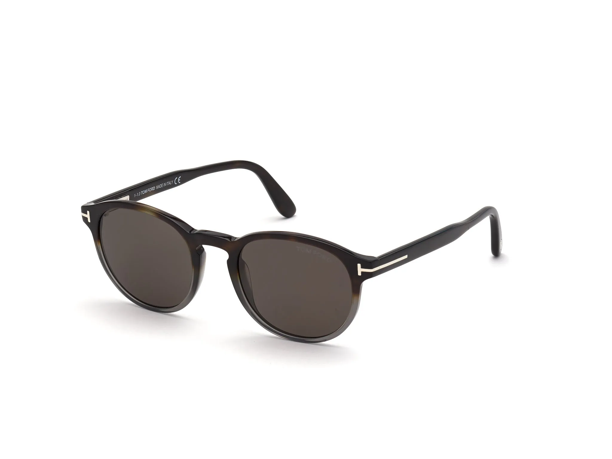 TOM FORD FT0834 DANTE 56A Occhiali da sole Acetato Havana Grigio Rotonda Normale - immagine 1