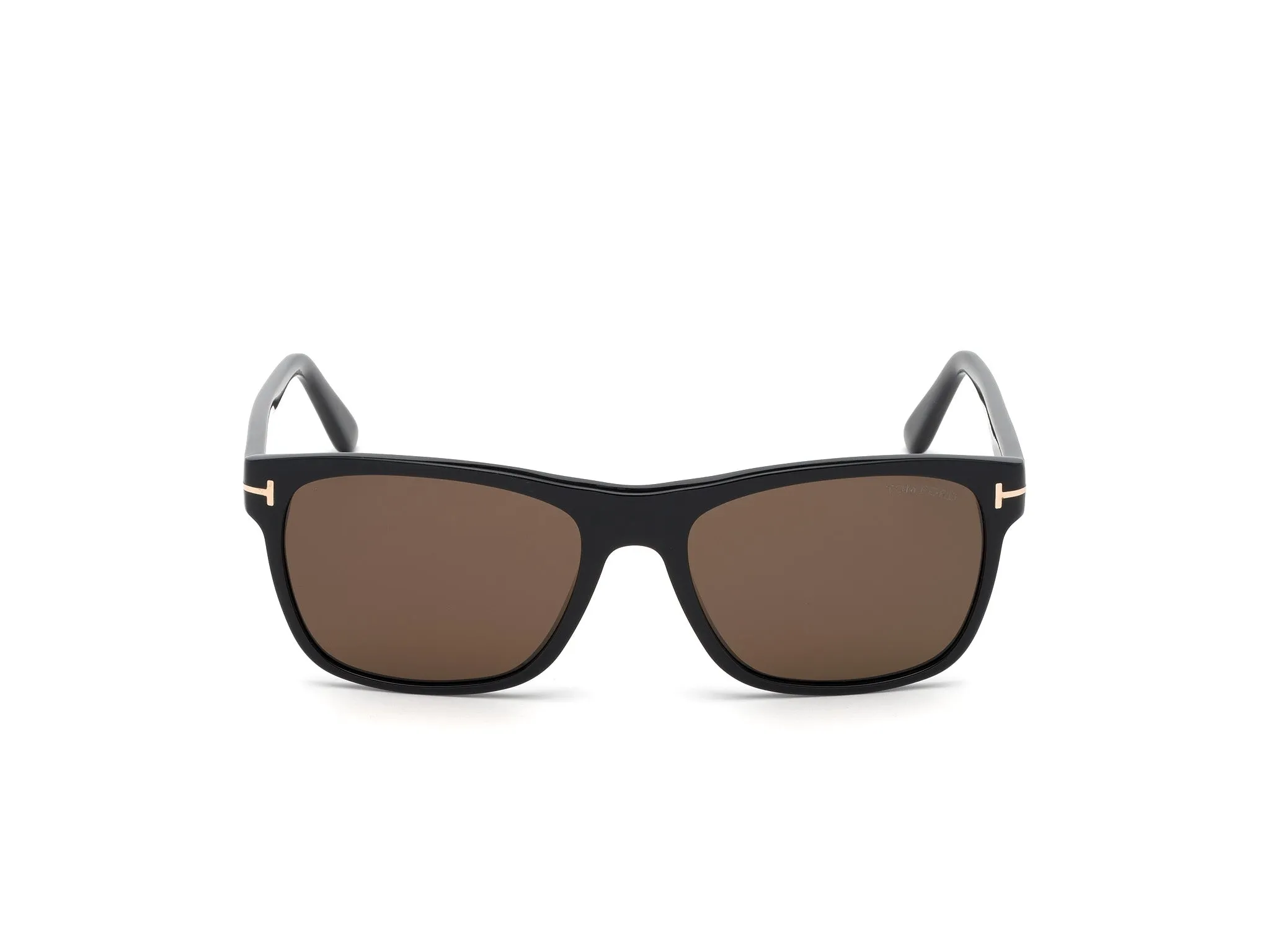 TOM FORD FT0698 GIULIO 01J Occhiali da sole Acetato Nero Trasparente Geometrica Normale - immagine 2