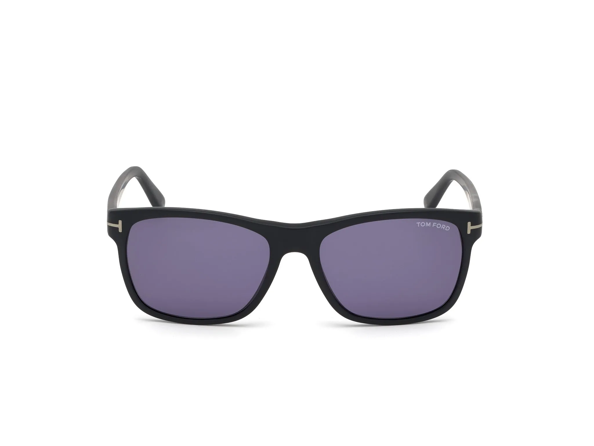 TOM FORD FT0698 GIULIO 02V Occhiali da sole Acetato Nero-opaco Blu Geometrica Normale - immagine 2