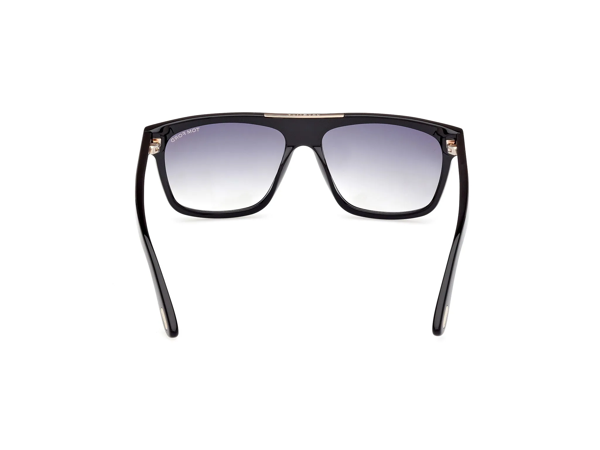 TOM FORD FT0009 WHITNEY 74F Occhiali da sole Iniettato Rosa Marrone Geometrica Normale Sfumato - immagine 4