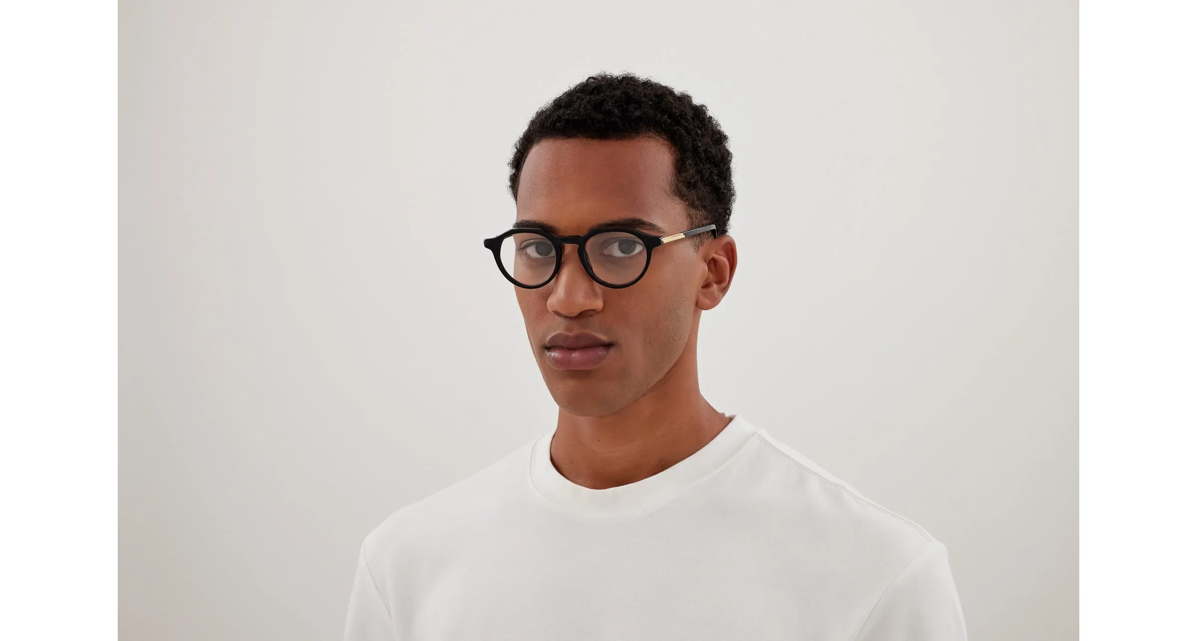 Bottega Veneta BV1263O 005 Montature da vista Acetato Nero Trasparente Rotonda - immagine 4