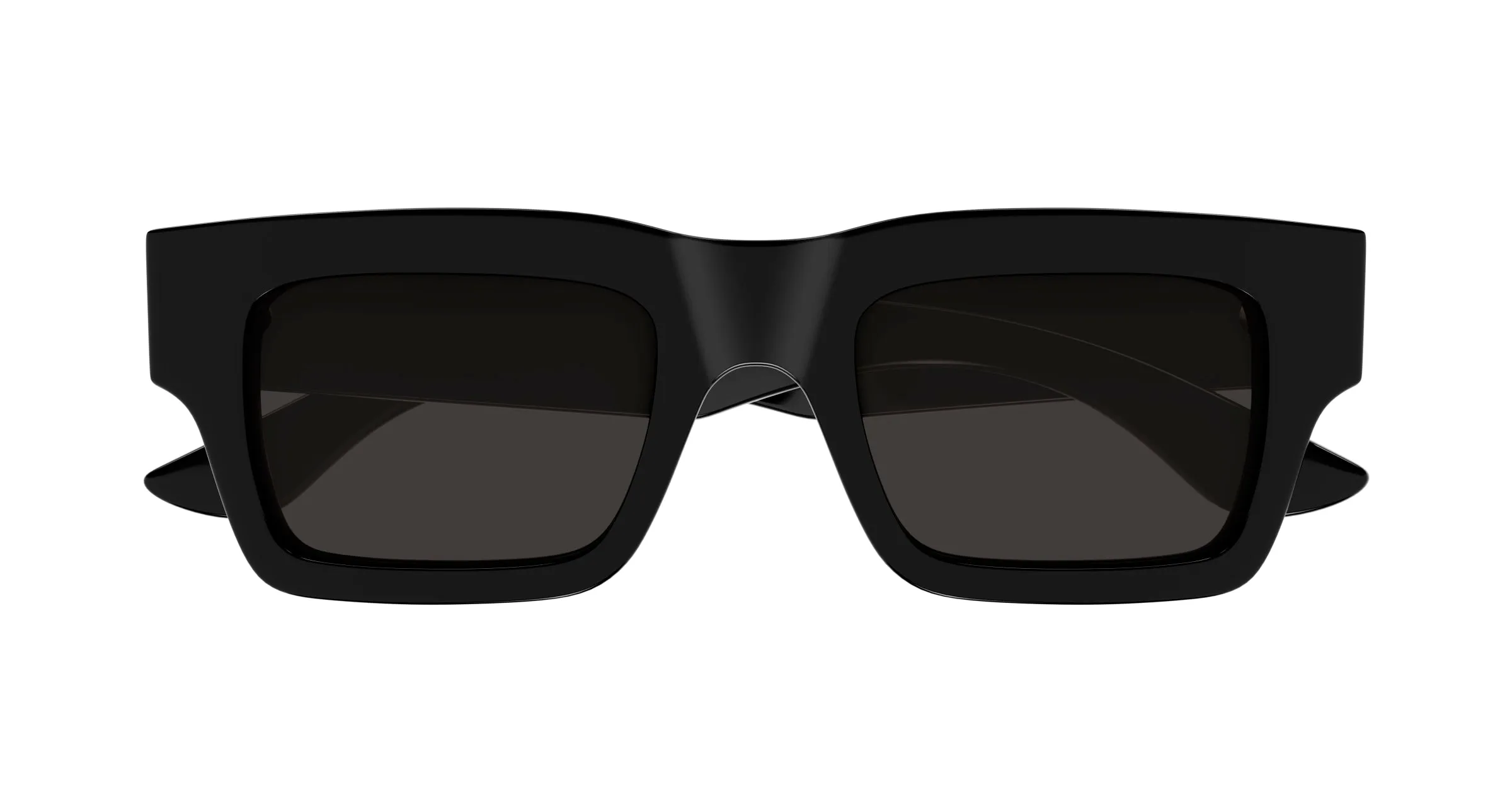 Alexander McQueen AM0508S 001 Occhiali da sole Acetato Nero Grigio Cat Eye - immagine 2