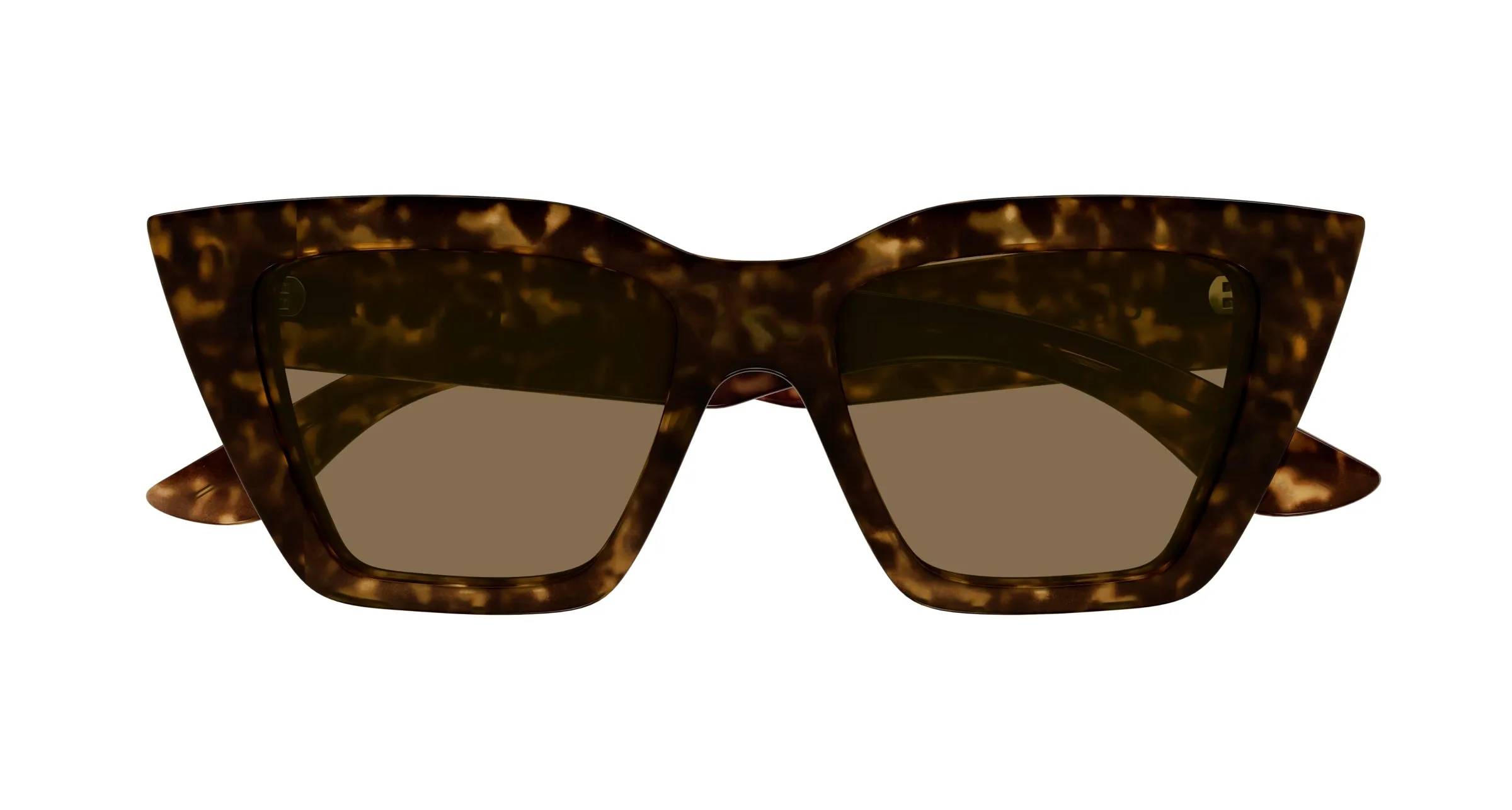 Alexander McQueen AM0507S 002 Occhiali da sole Acetato Havana Marrone Cat Eye - immagine 2